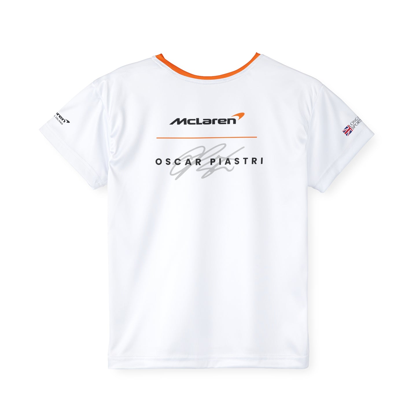 Kids Sports Jersey - Oscar Piastri Formula 1 inspired Design for Young Speed Enthusiasts