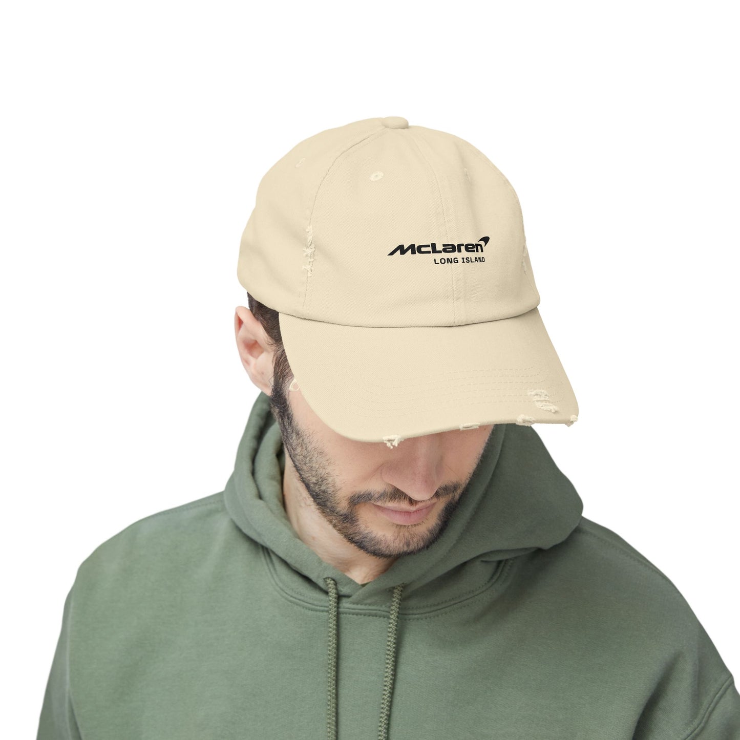 McLaren Long Island Unisex Distressed Cap / Stone