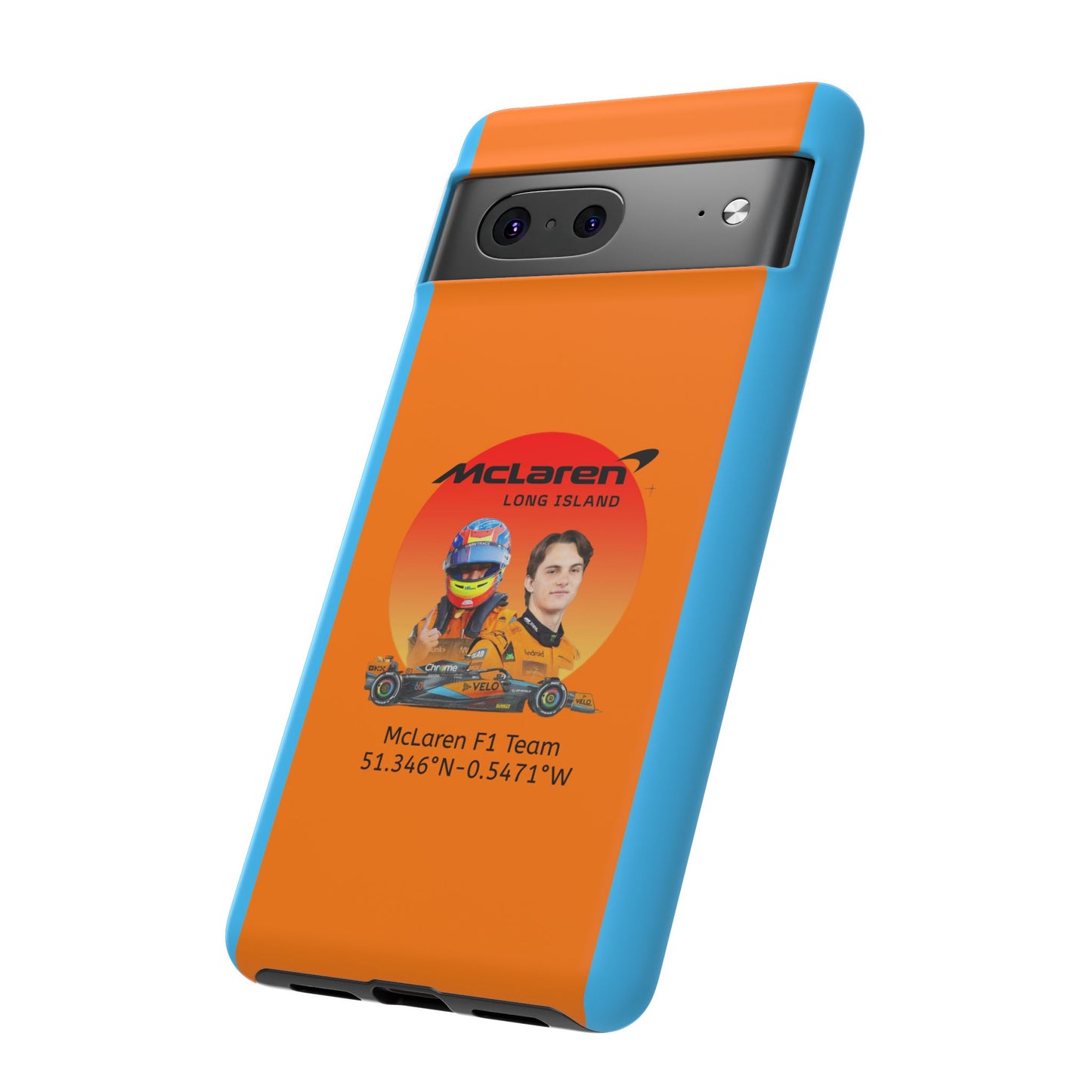 McLaren Long Island McLaren F1 inspired Oscar Piastri Impact-Resistant Phone Case - Sleek & Stylish