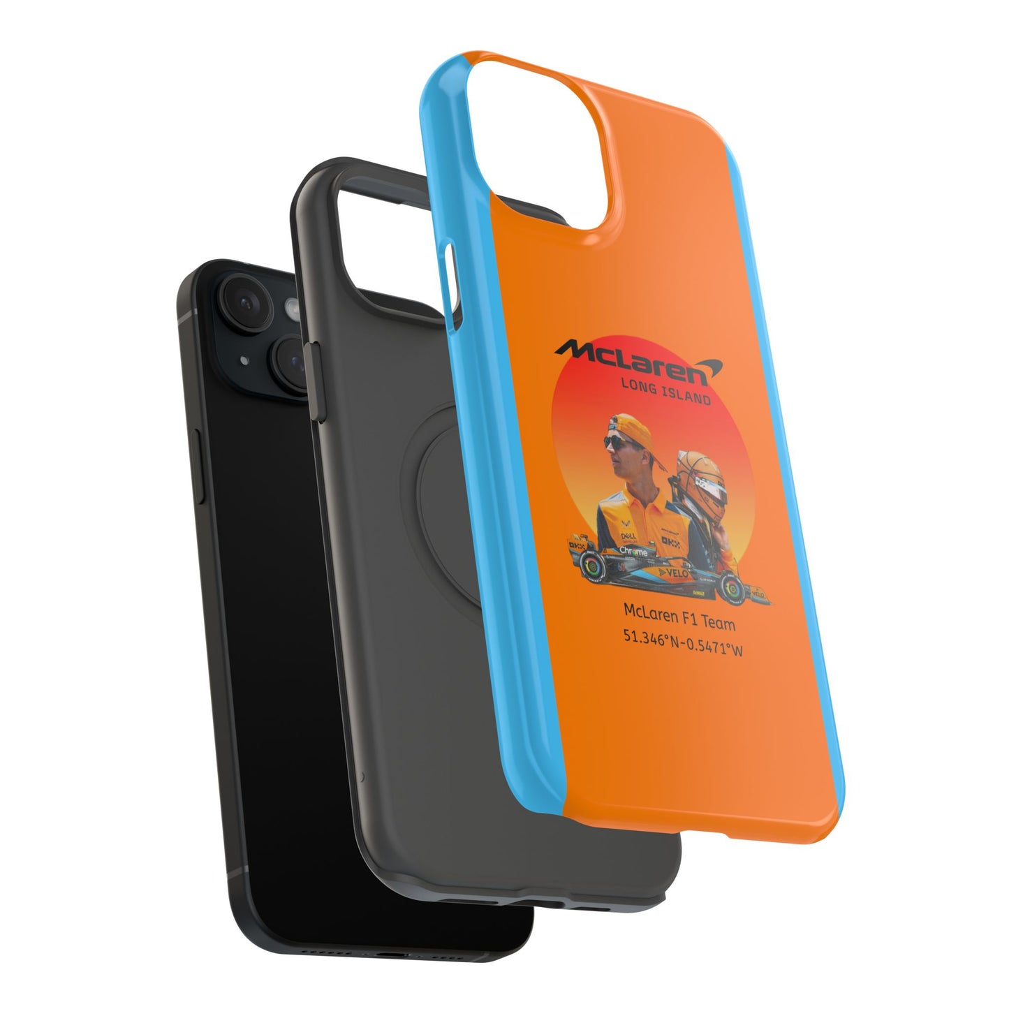 McLaren Long Island McLaren F1 inspired Lando Norris Impact-Resistant Phone Case - Sleek & Stylish