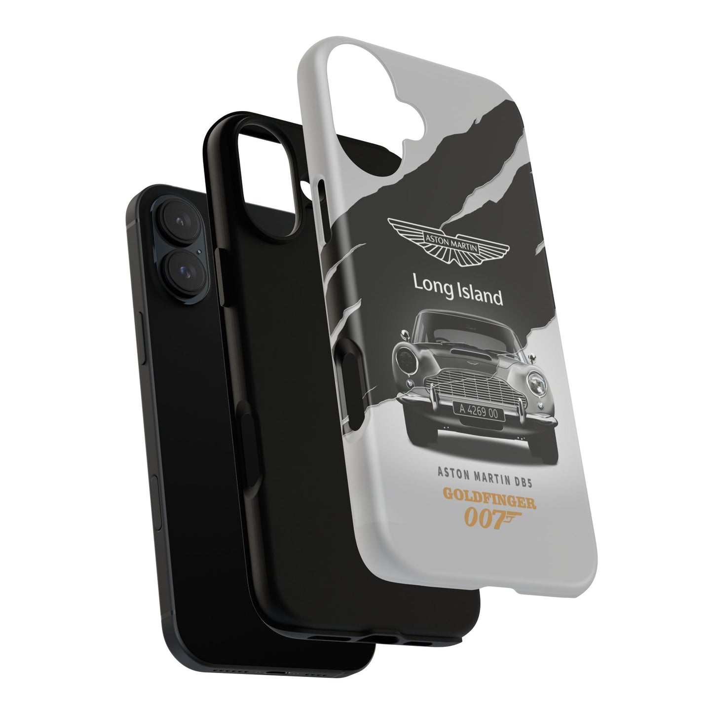Aston Martin Long Island Phone Case Aston Martin DB5 Goldfinger 007 inspired Phone case (iPhone 8-17)
