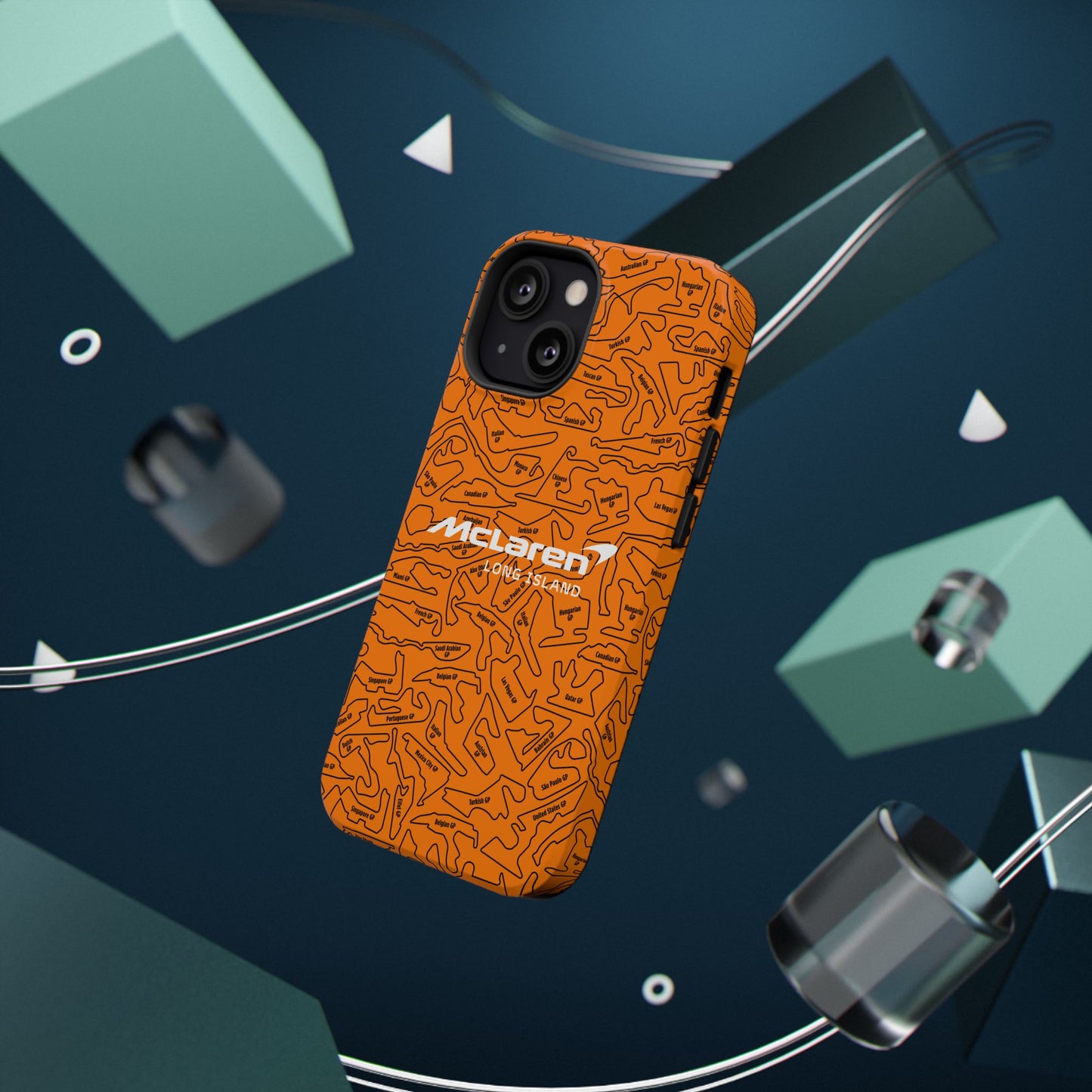 McLaren Long Island F1 race Track Inspired Impact-Resistant Phone Case