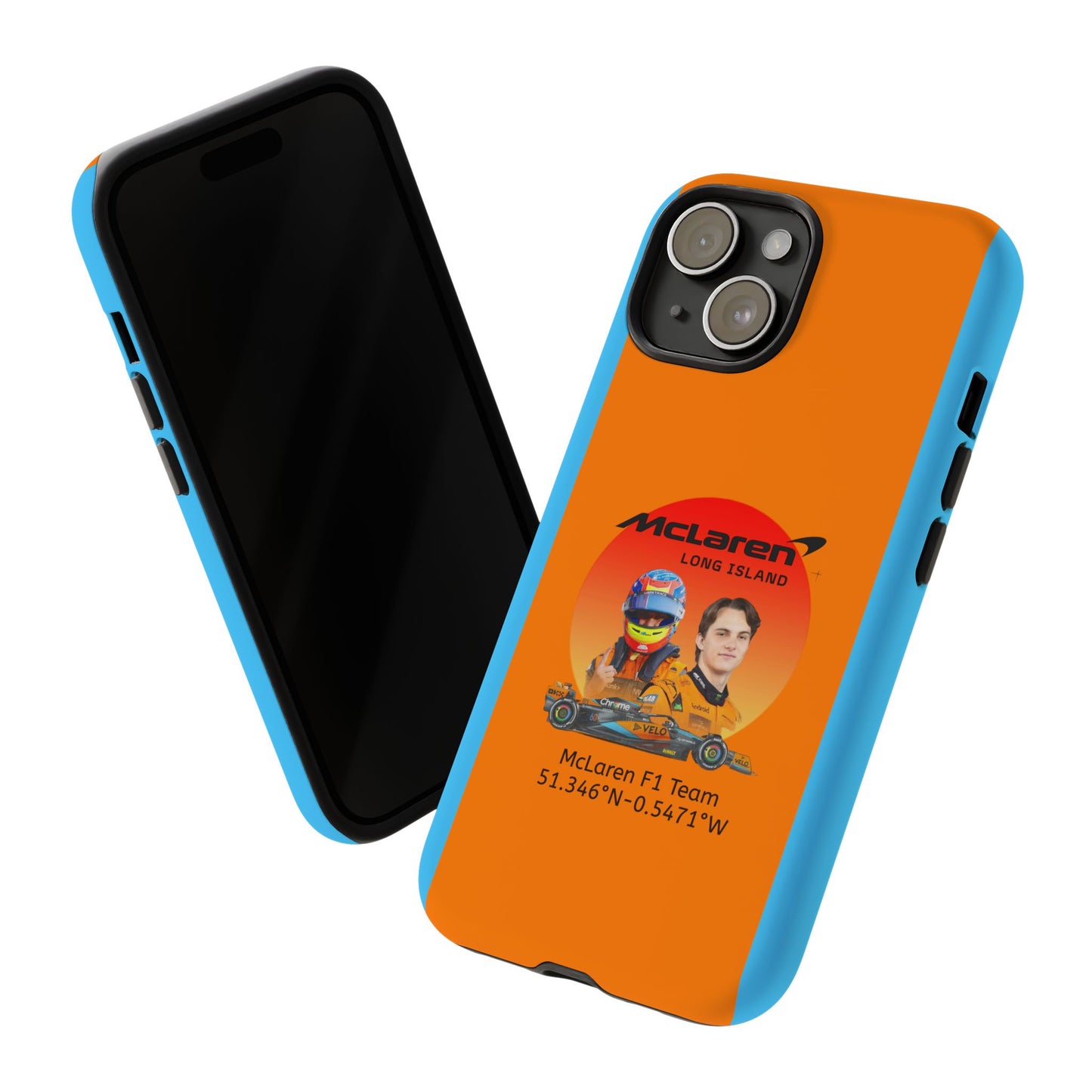 McLaren Long Island McLaren F1 inspired Oscar Piastri Impact-Resistant Phone Case - Sleek & Stylish