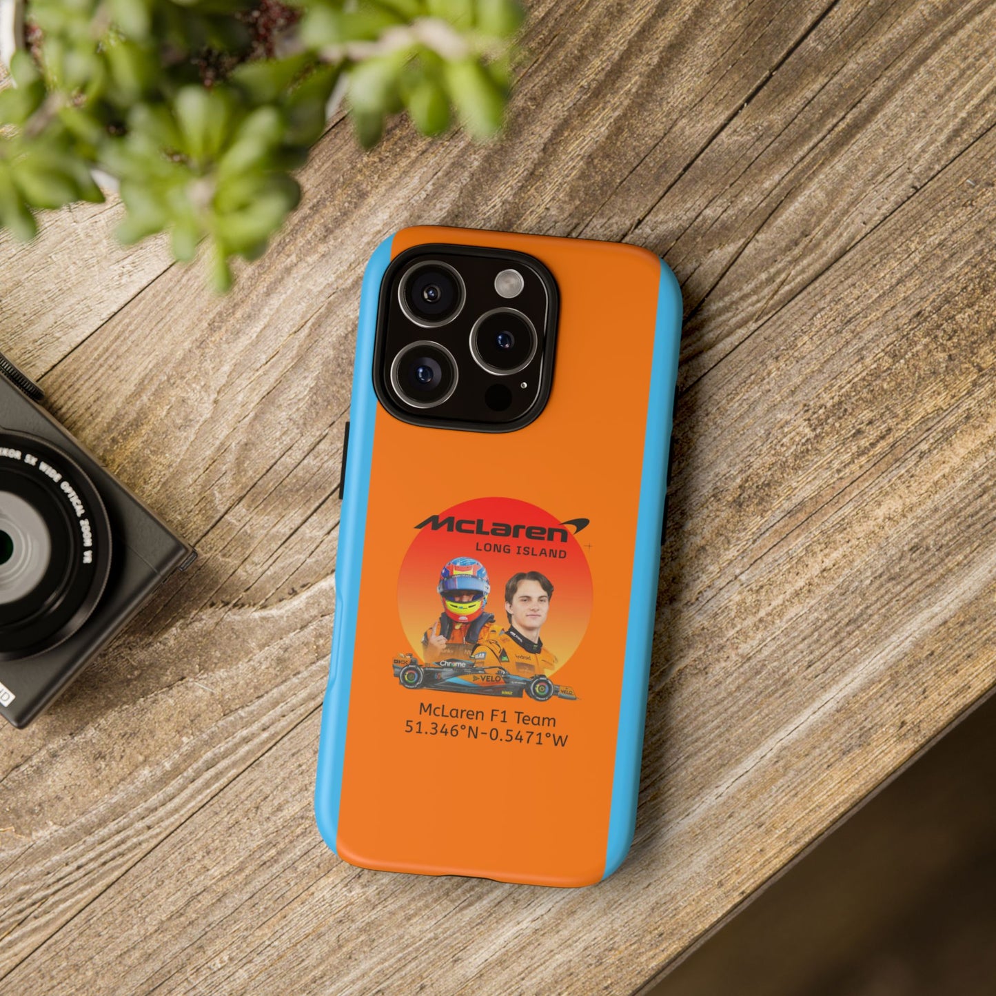 McLaren Long Island McLaren F1 inspired Oscar Piastri Impact-Resistant Phone Case - Sleek & Stylish
