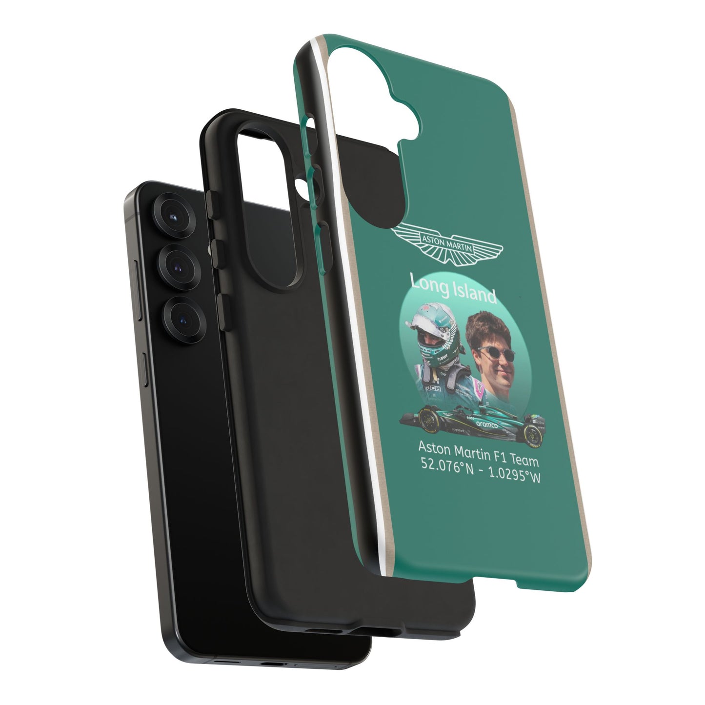 Aston Martin Long Island F1 inspired Lance Stroll Impact-Resistant Phone Case - Sleek & Stylish