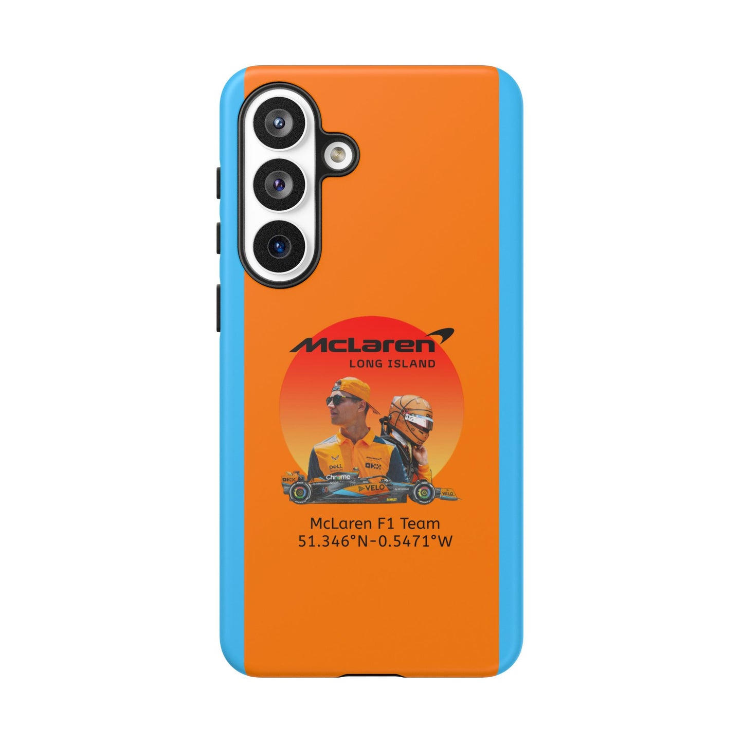 McLaren Long Island McLaren F1 inspired Lando Norris Impact-Resistant Phone Case - Sleek & Stylish