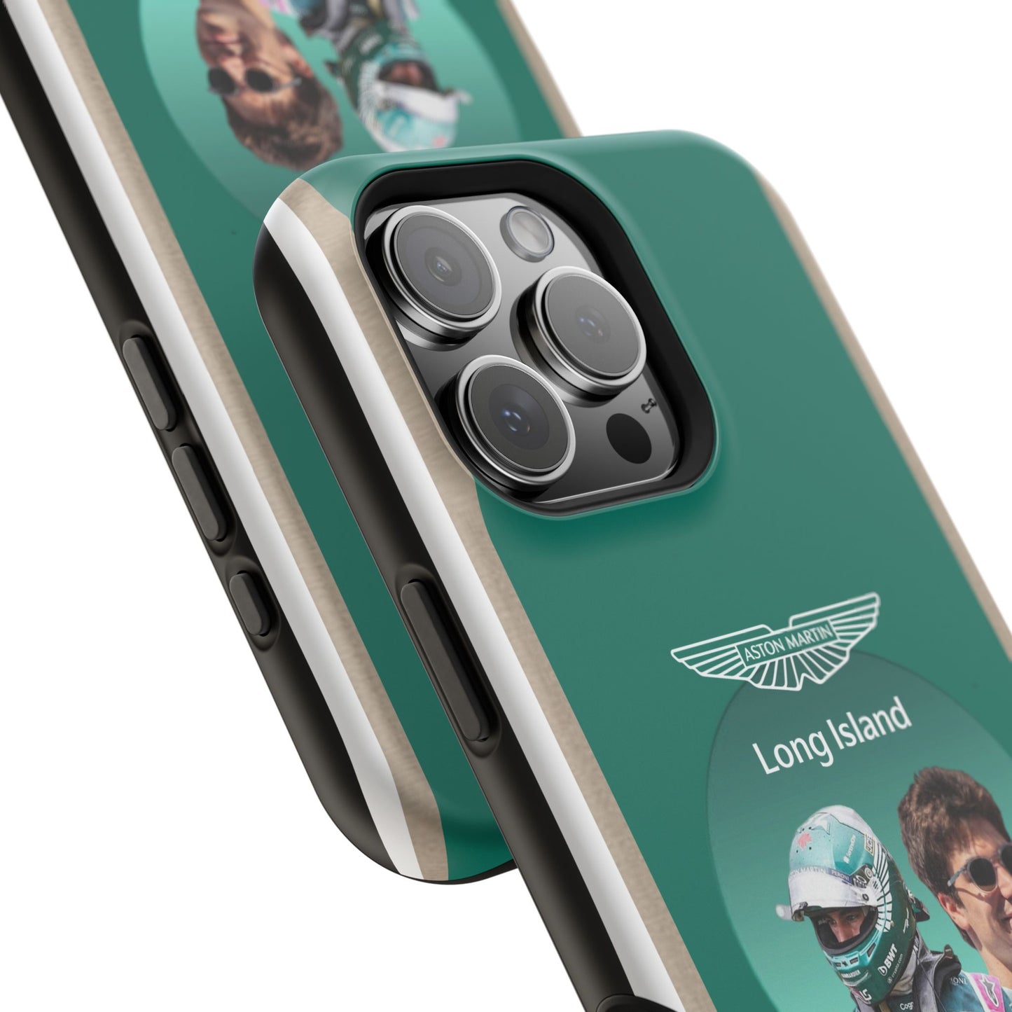 Aston Martin Long Island F1 inspired Lance Stroll Impact-Resistant Phone Case - Sleek & Stylish