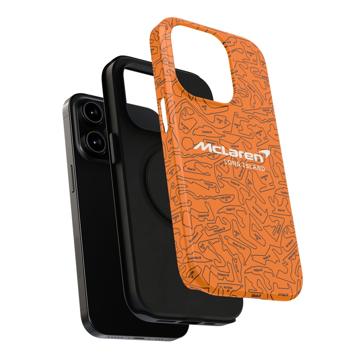 McLaren Long Island F1 race Track Inspired Impact-Resistant Phone Case