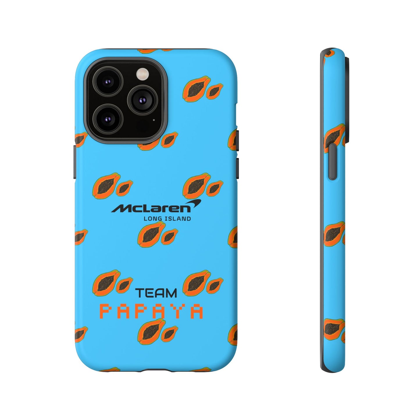 McLaren Long Island Team Papaya Impact-Resistant Phone Case - Sleek & Stylish