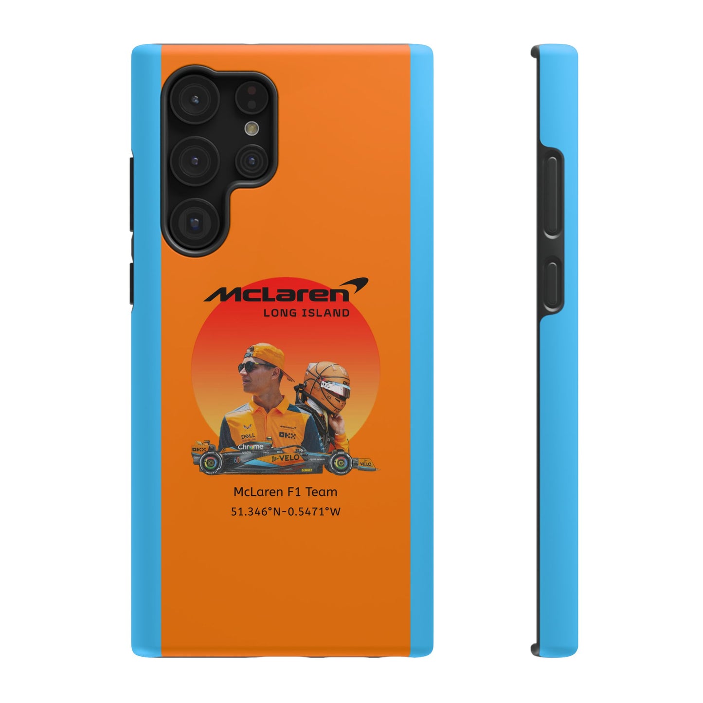 McLaren Long Island McLaren F1 inspired Lando Norris Impact-Resistant Phone Case - Sleek & Stylish