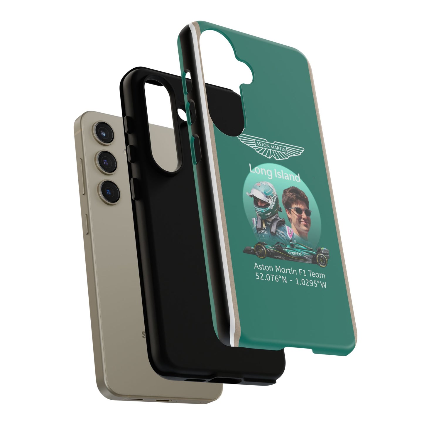 Aston Martin Long Island F1 inspired Lance Stroll Impact-Resistant Phone Case - Sleek & Stylish
