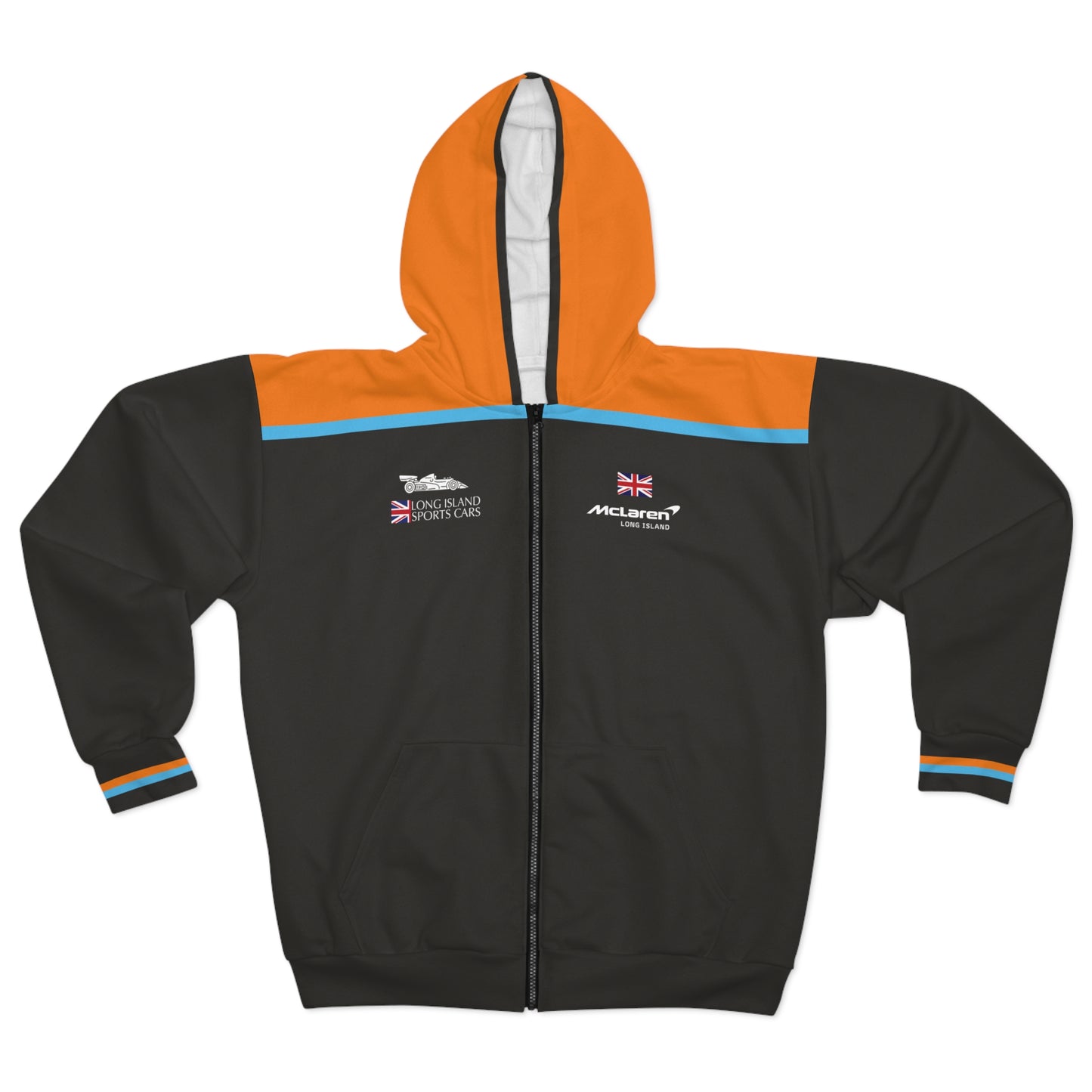 McLaren Long Island Unisex Zip Hoodie