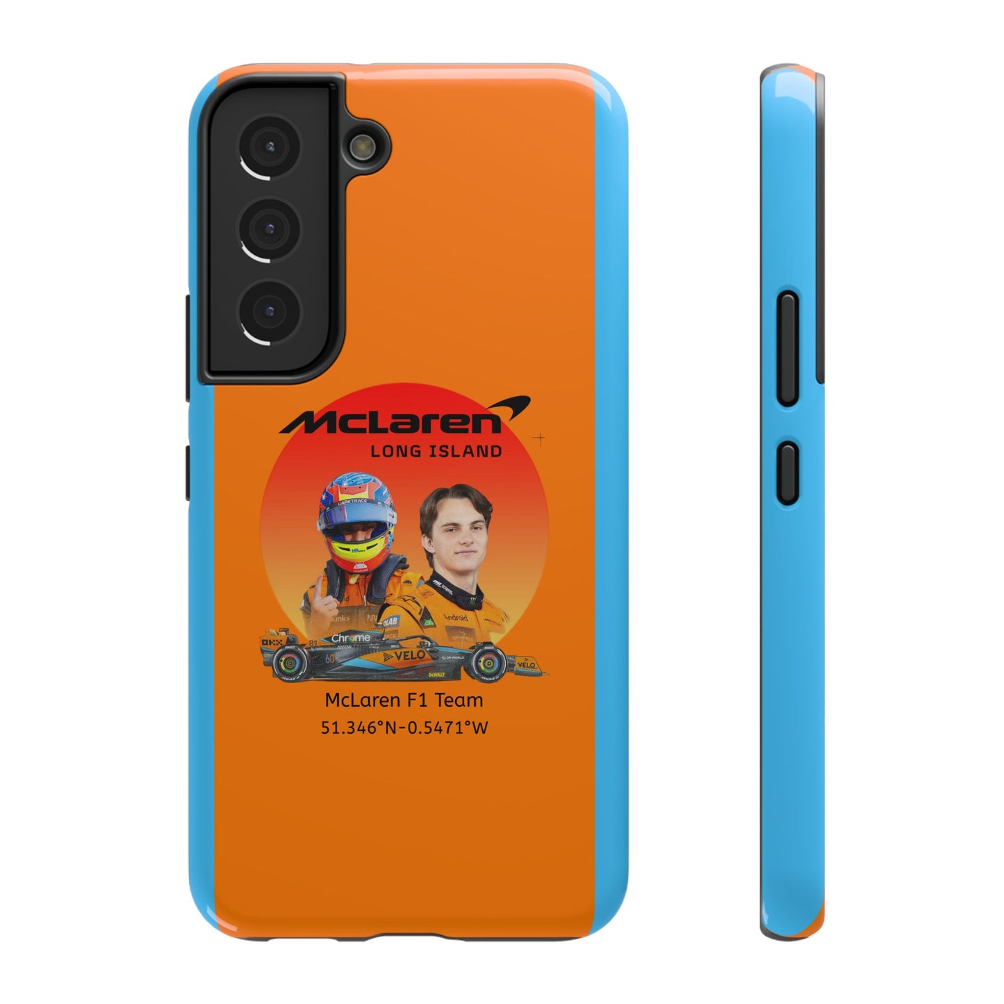 McLaren Long Island McLaren F1 inspired Oscar Piastri Impact-Resistant Phone Case - Sleek & Stylish