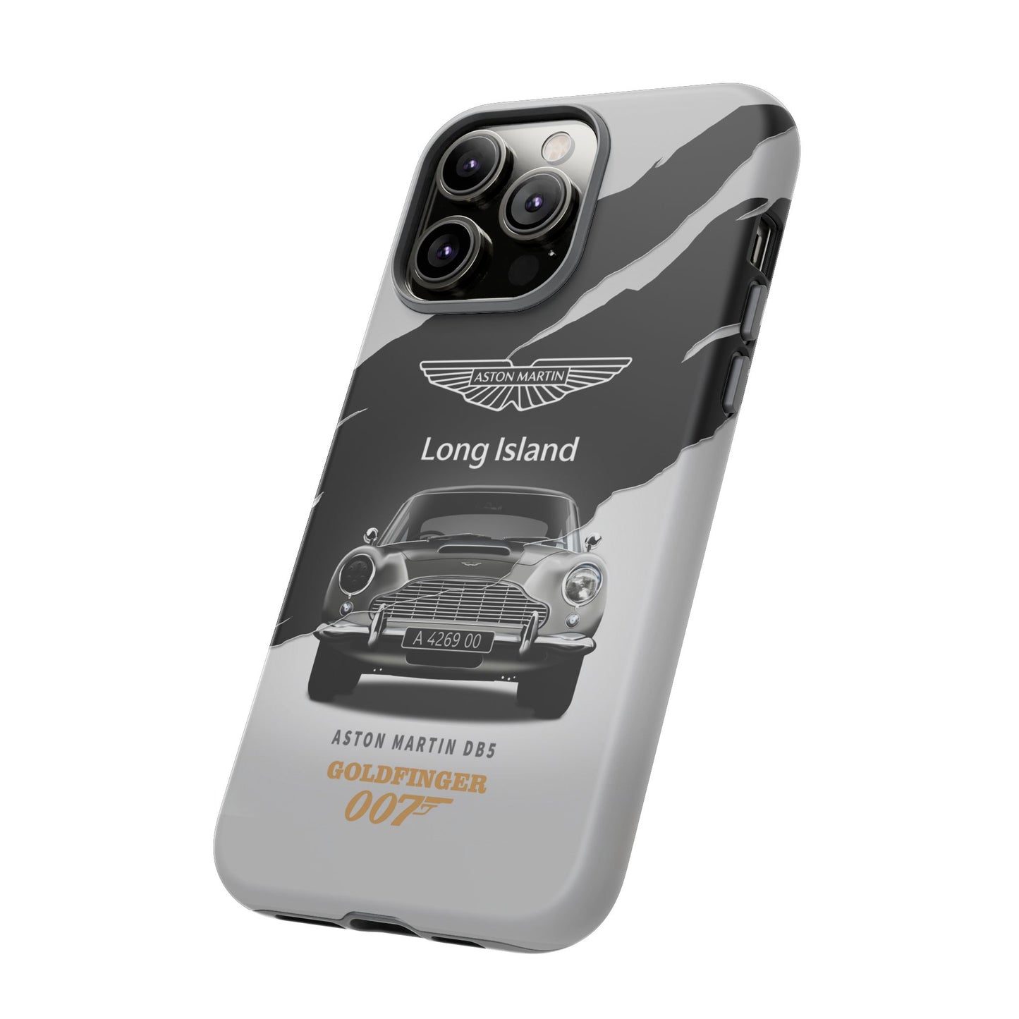 Aston Martin Long Island Phone Case Aston Martin DB5 Goldfinger 007 inspired Phone case (iPhone 8-17)