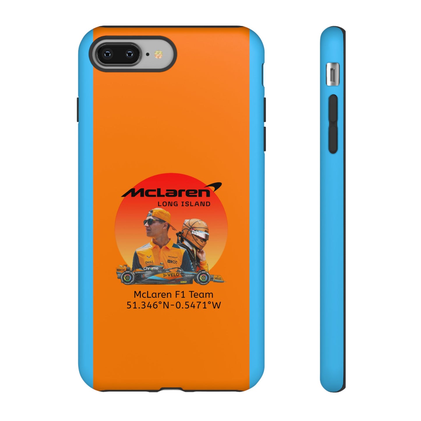 McLaren Long Island McLaren F1 inspired Lando Norris Impact-Resistant Phone Case - Sleek & Stylish