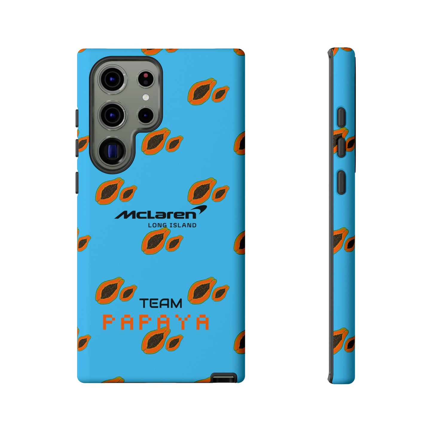 McLaren Long Island Team Papaya Impact-Resistant Phone Case - Sleek & Stylish