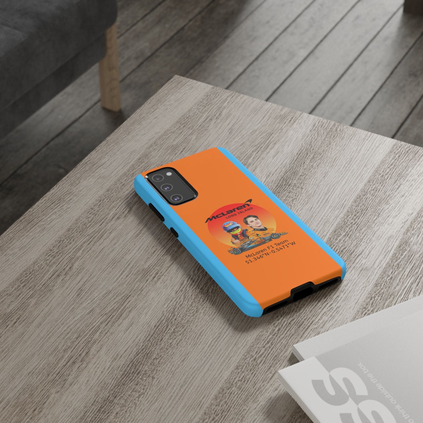 McLaren Long Island McLaren F1 inspired Oscar Piastri Impact-Resistant Phone Case - Sleek & Stylish