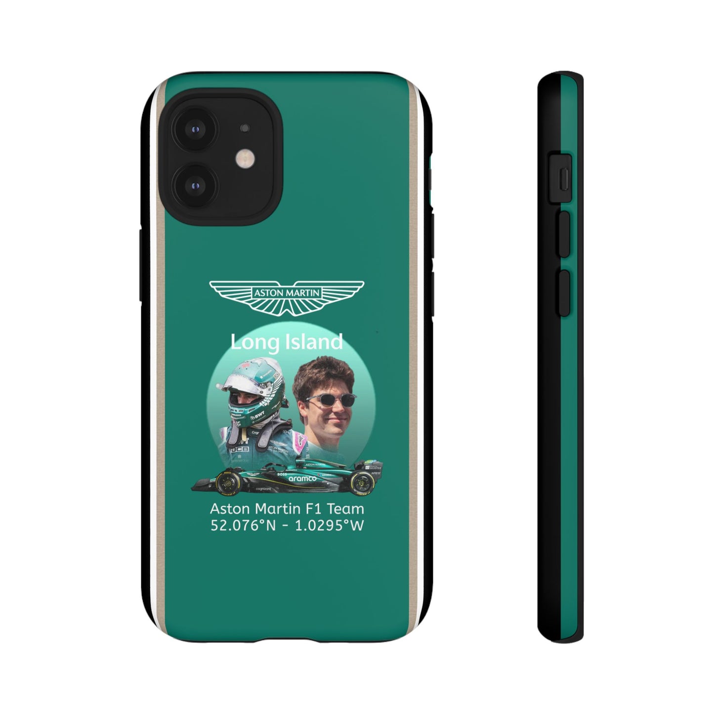 Aston Martin Long Island F1 inspired Lance Stroll Impact-Resistant Phone Case - Sleek & Stylish