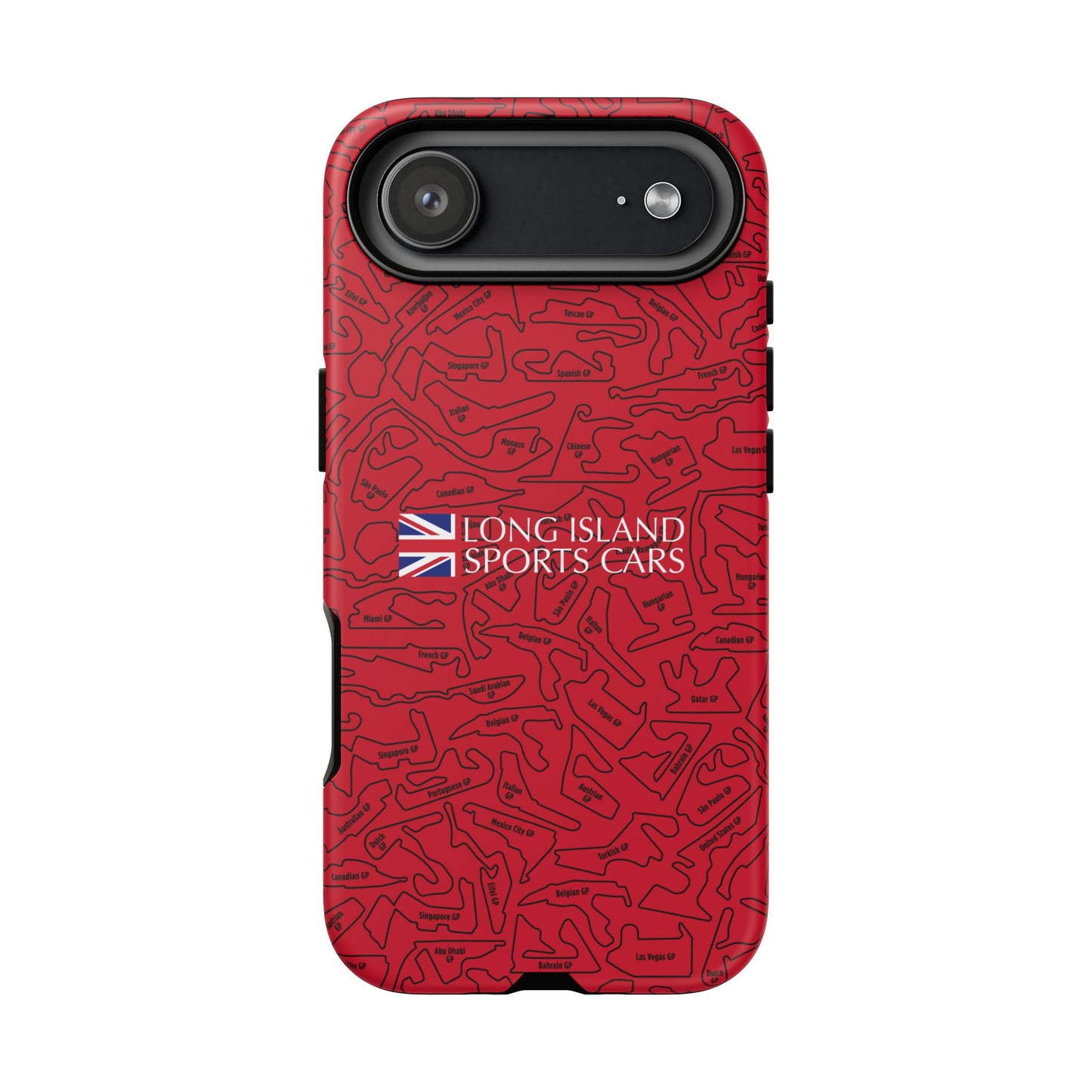 Long Island Sports Cars F1 race Track Inspired Impact-Resistant Phone Case