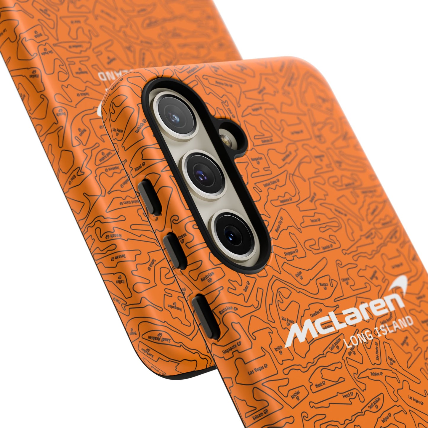 McLaren Long Island F1 race Track Inspired Impact-Resistant Phone Case