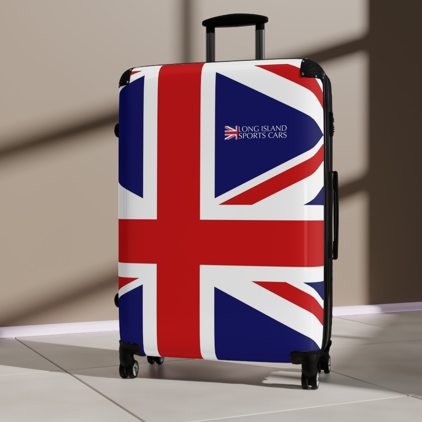 Long Island Sports Cars Flag Suitcase