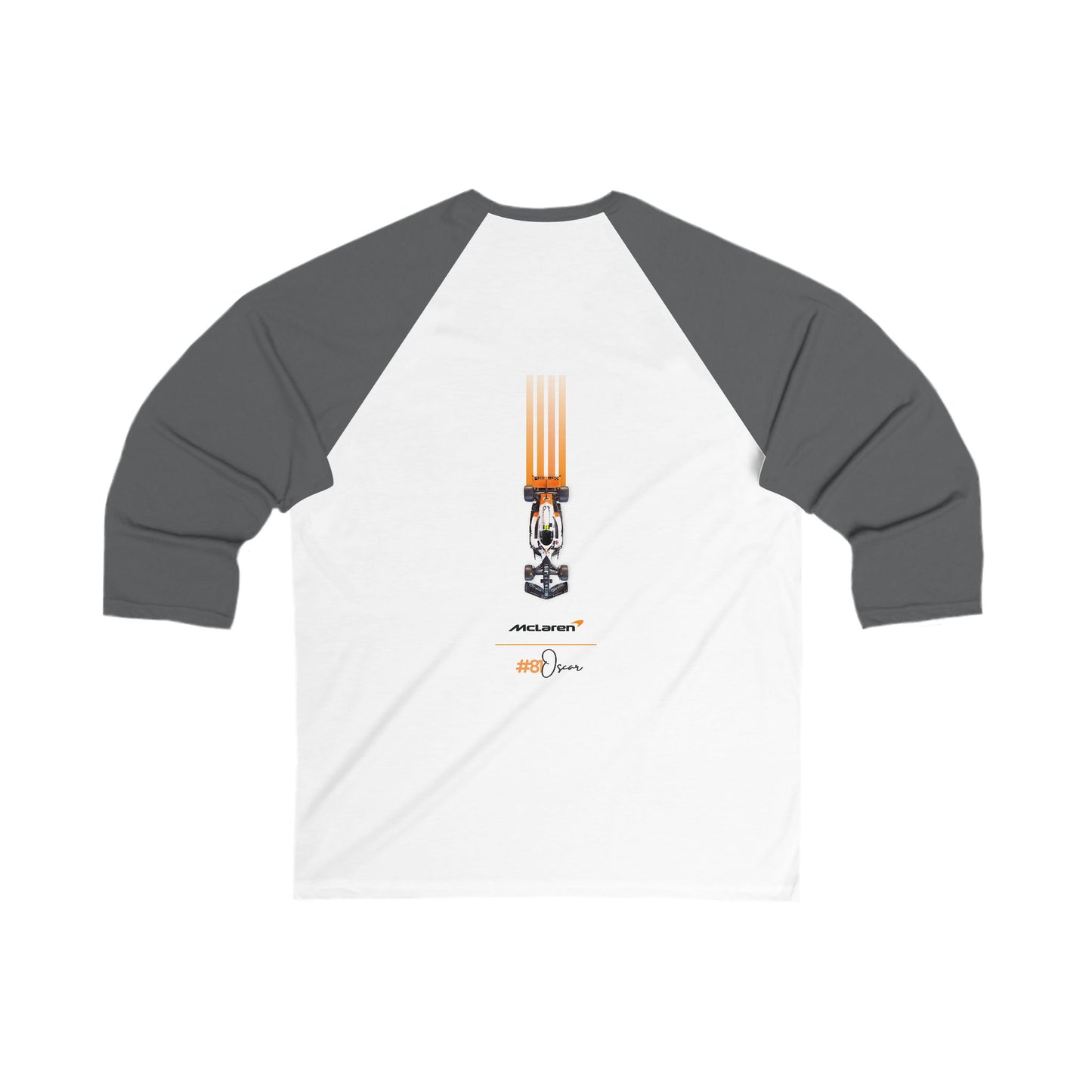 McLaren Long island / Oscar Piastri F1 Team Inspired Stylish Unisex Baseball Tee, Casual Retro Top