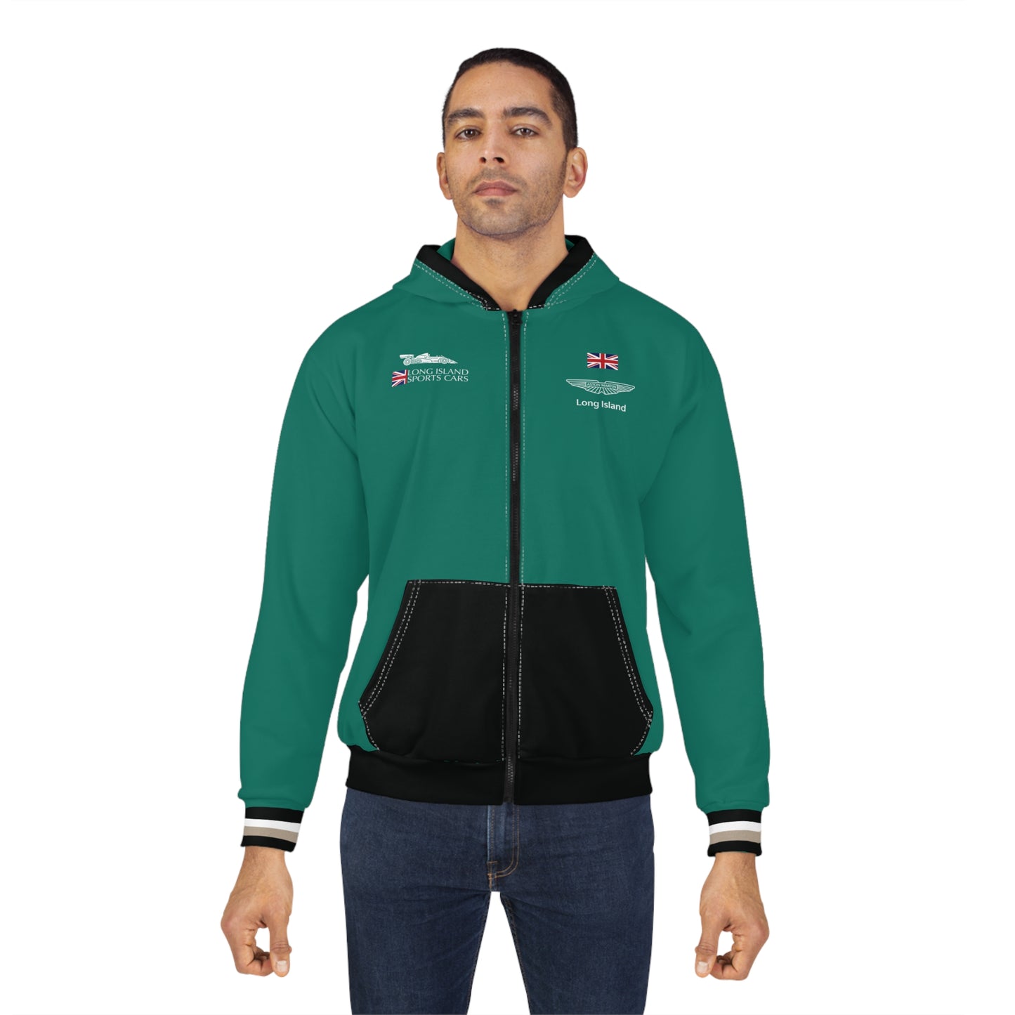 Aston Martin Long Island Unisex Zip Hoodie