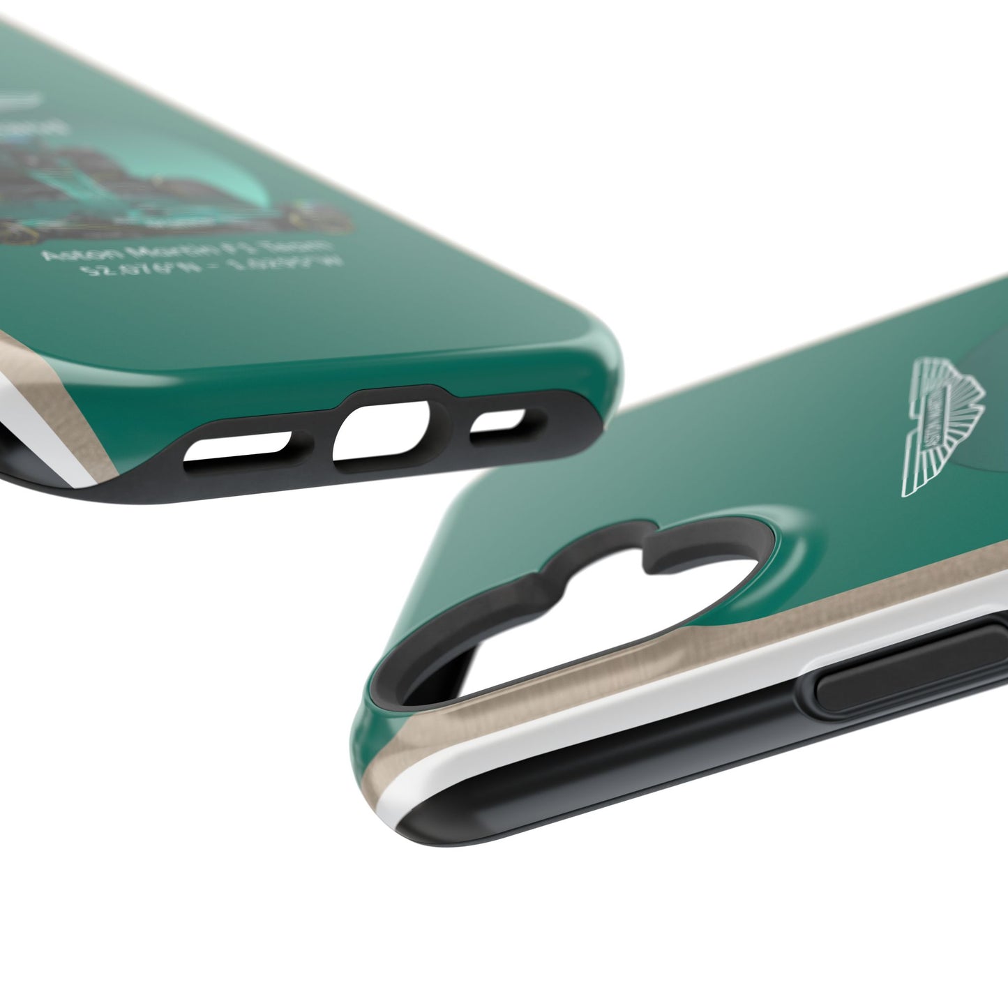 Aston Martin Long Island Formula 1 inspired Impact-Resistant Phone Case - Sleek & Stylish