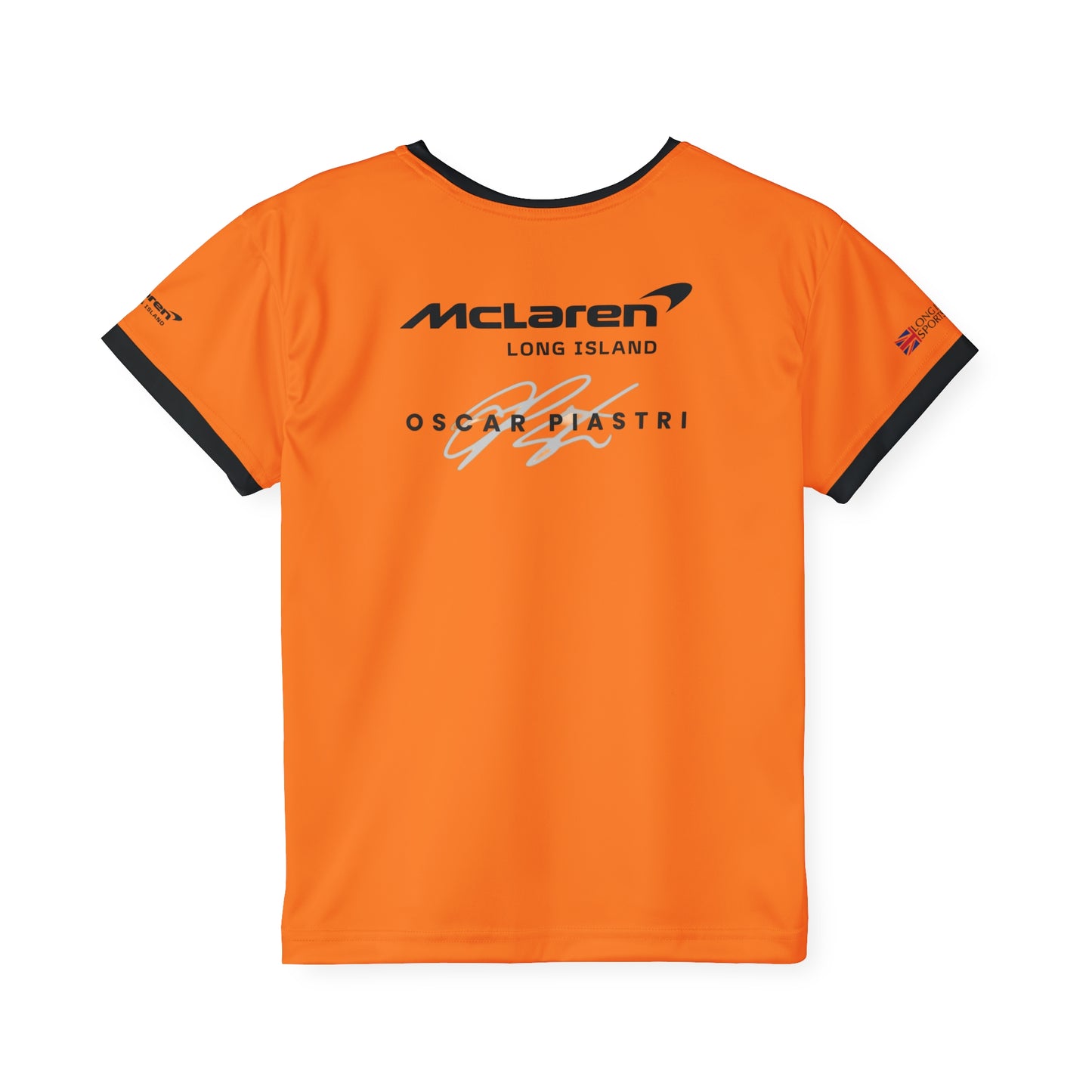 Kids Sports Jersey - Oscar Piastri Formula 1 inspired Design for Young Speed Enthusiasts