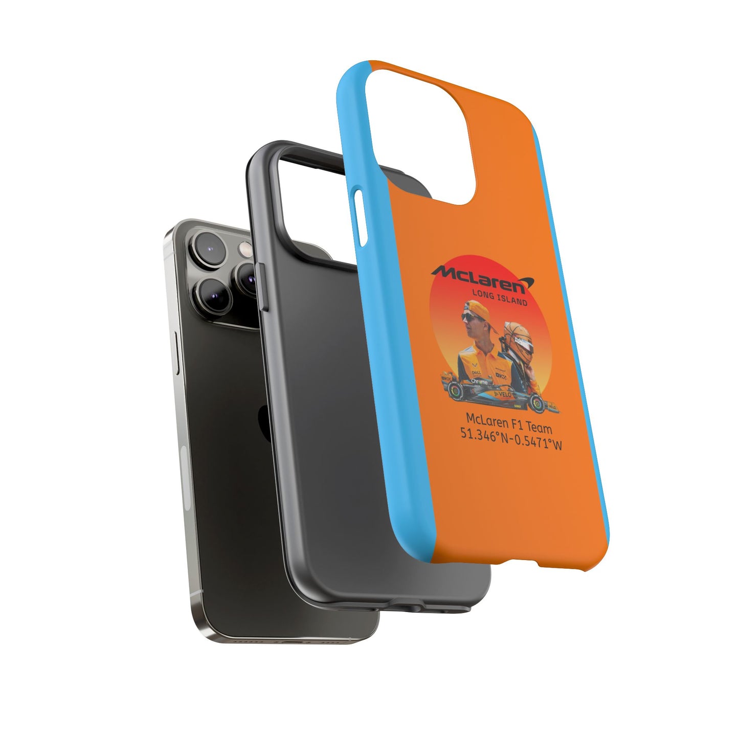 McLaren Long Island McLaren F1 inspired Lando Norris Impact-Resistant Phone Case - Sleek & Stylish