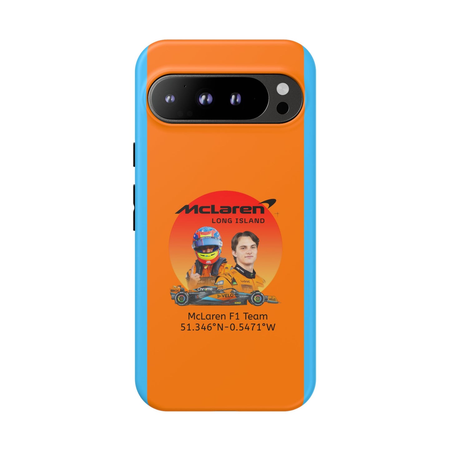 McLaren Long Island McLaren F1 inspired Oscar Piastri Impact-Resistant Phone Case - Sleek & Stylish