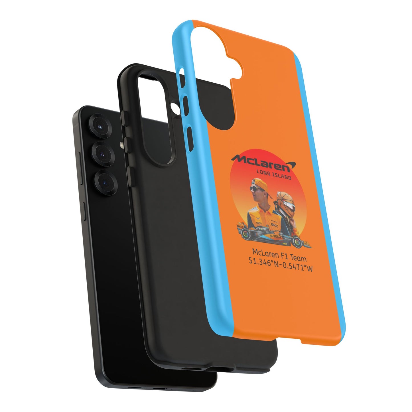 McLaren Long Island McLaren F1 inspired Lando Norris Impact-Resistant Phone Case - Sleek & Stylish