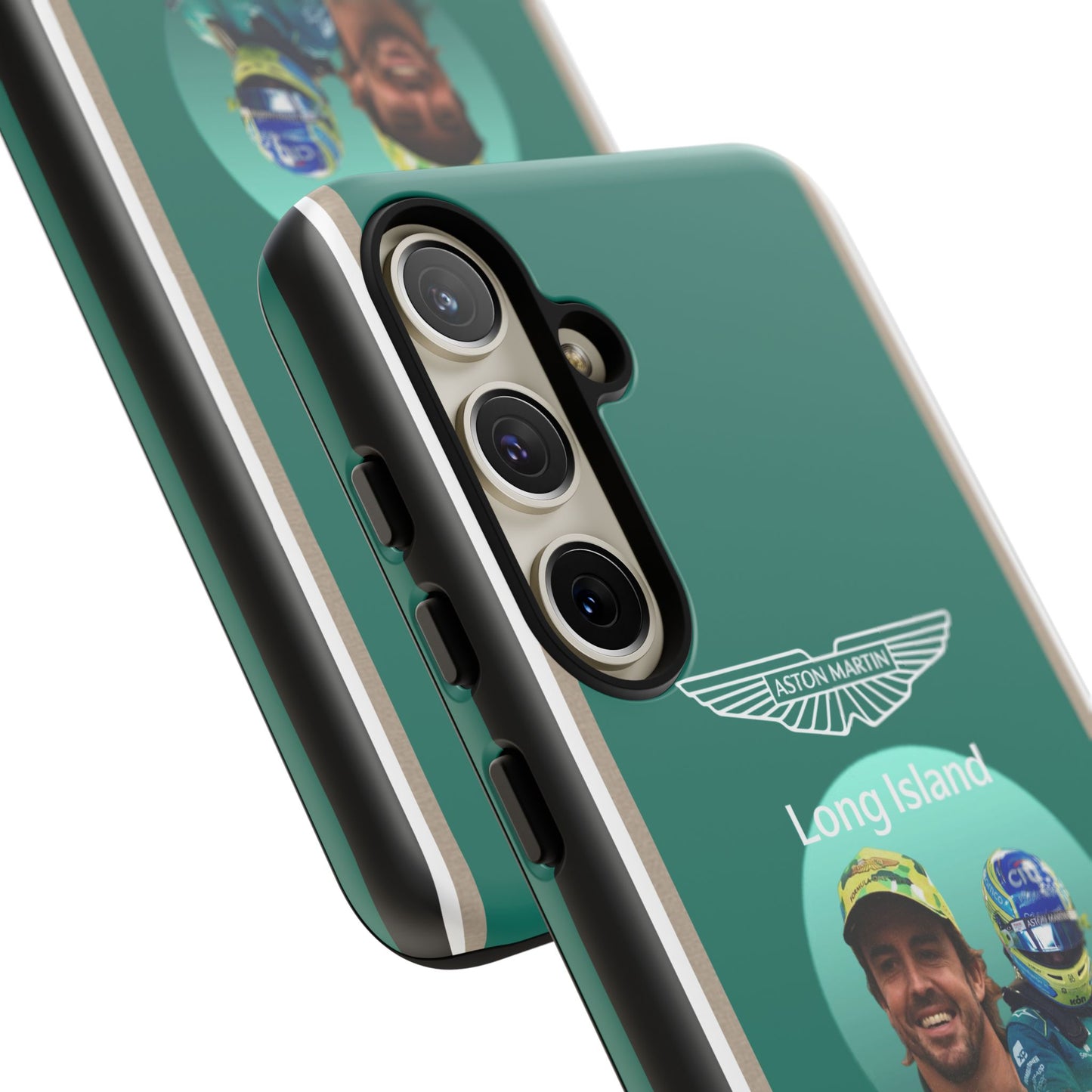 Aston Martin Long Island F1 inspired Fernando Alonso Impact-Resistant Phone Case - Sleek & Stylish
