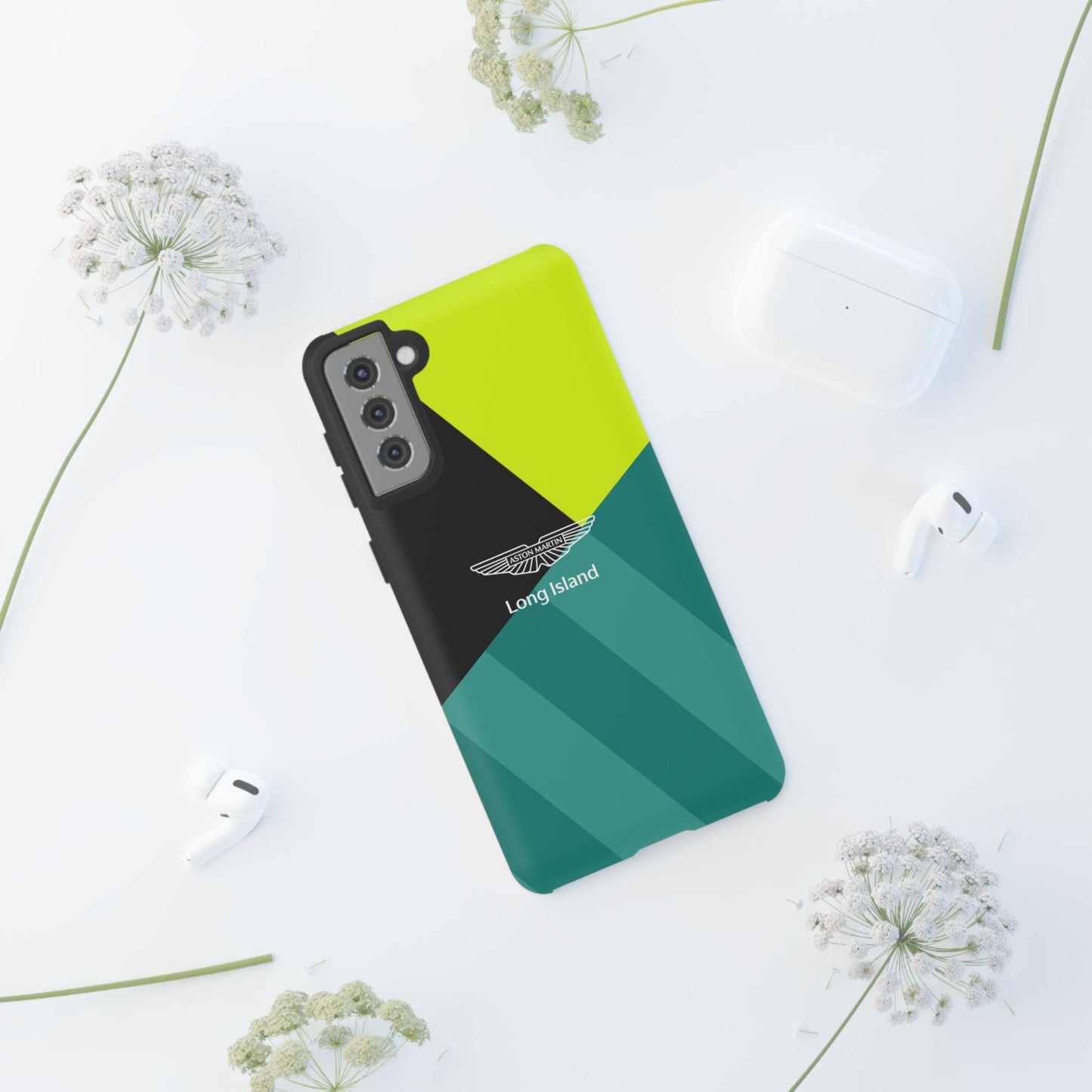 Aston Martin Long Island Impact-Resistant Phone Case | Durable Protection for Car Enthusiasts
