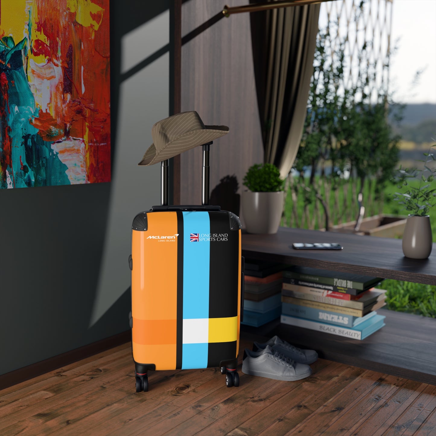 McLaren Long Island Orange Papaya Suitcase