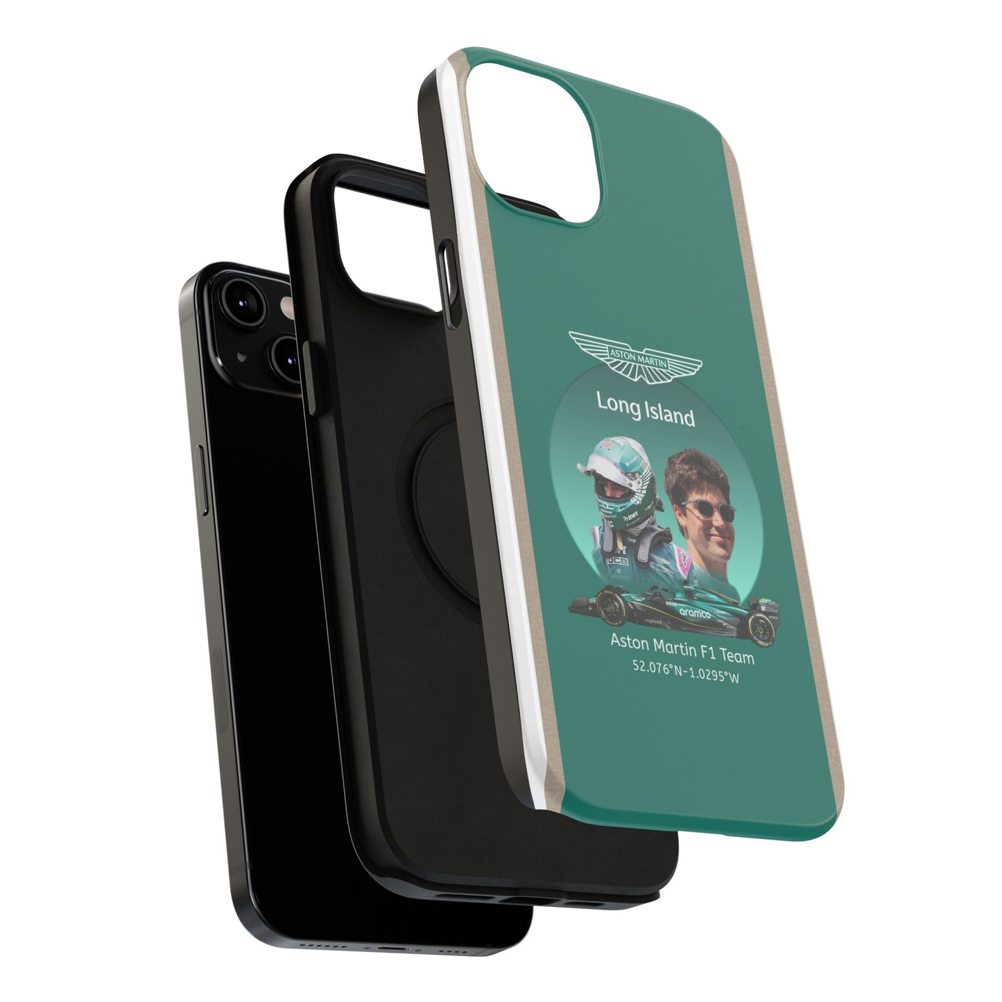 Aston Martin Long Island F1 inspired Lance Stroll Impact-Resistant Phone Case - Sleek & Stylish