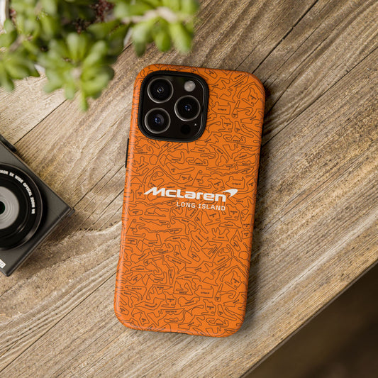McLaren Long Island F1 race Track Inspired Impact-Resistant Phone Case