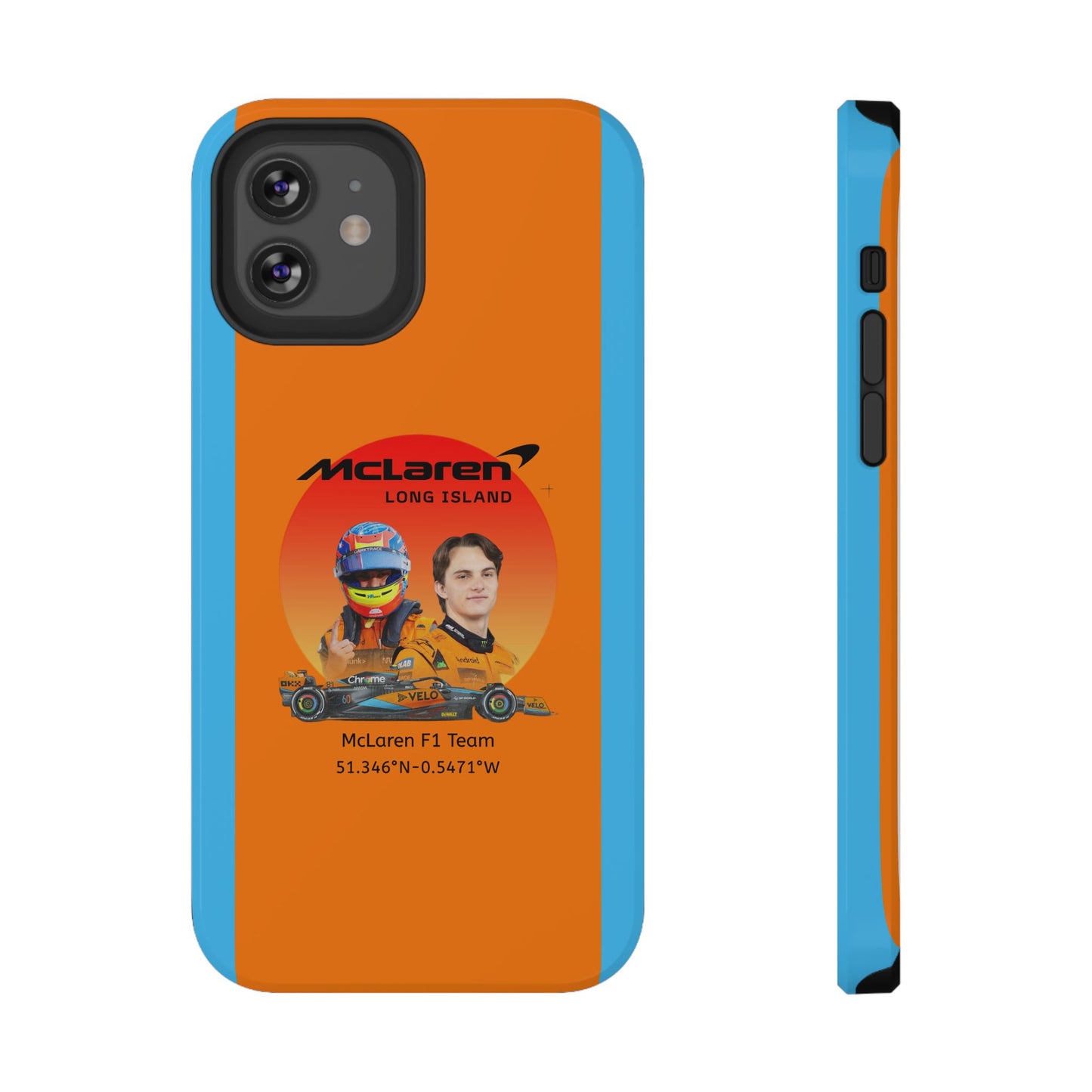 McLaren Long Island McLaren F1 inspired Oscar Piastri Impact-Resistant Phone Case - Sleek & Stylish