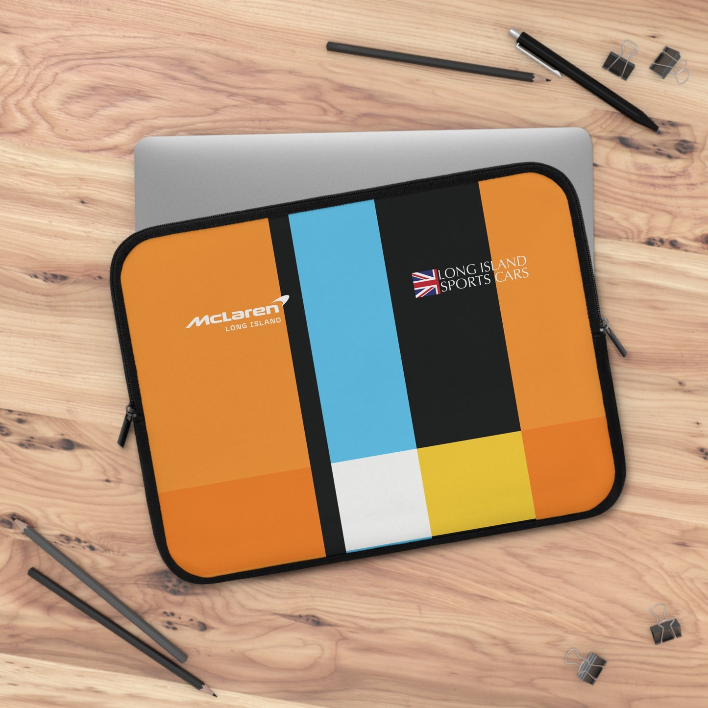 McLaren Long Island Orange Papaya Laptop Sleeve