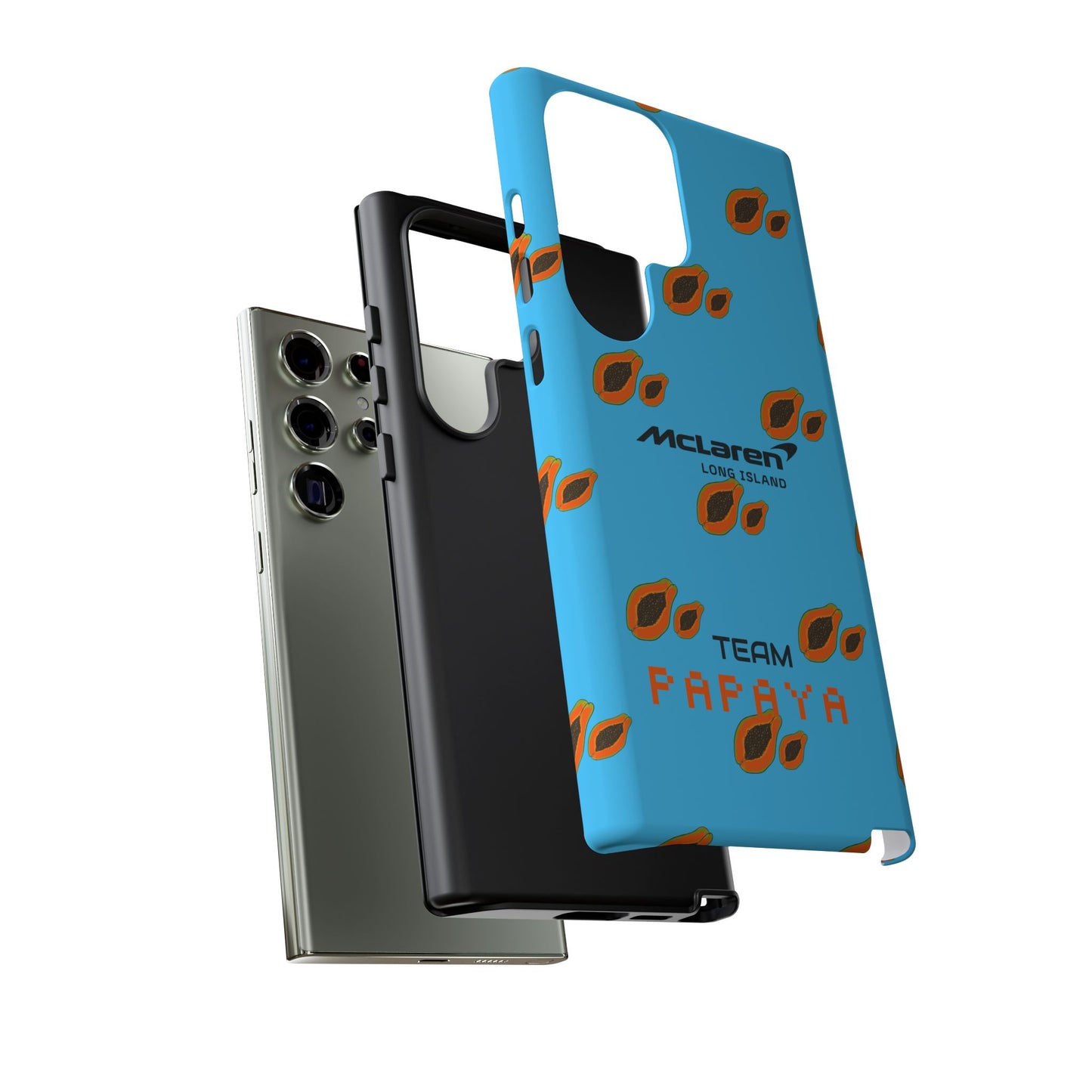 McLaren Long Island Team Papaya Impact-Resistant Phone Case - Sleek & Stylish