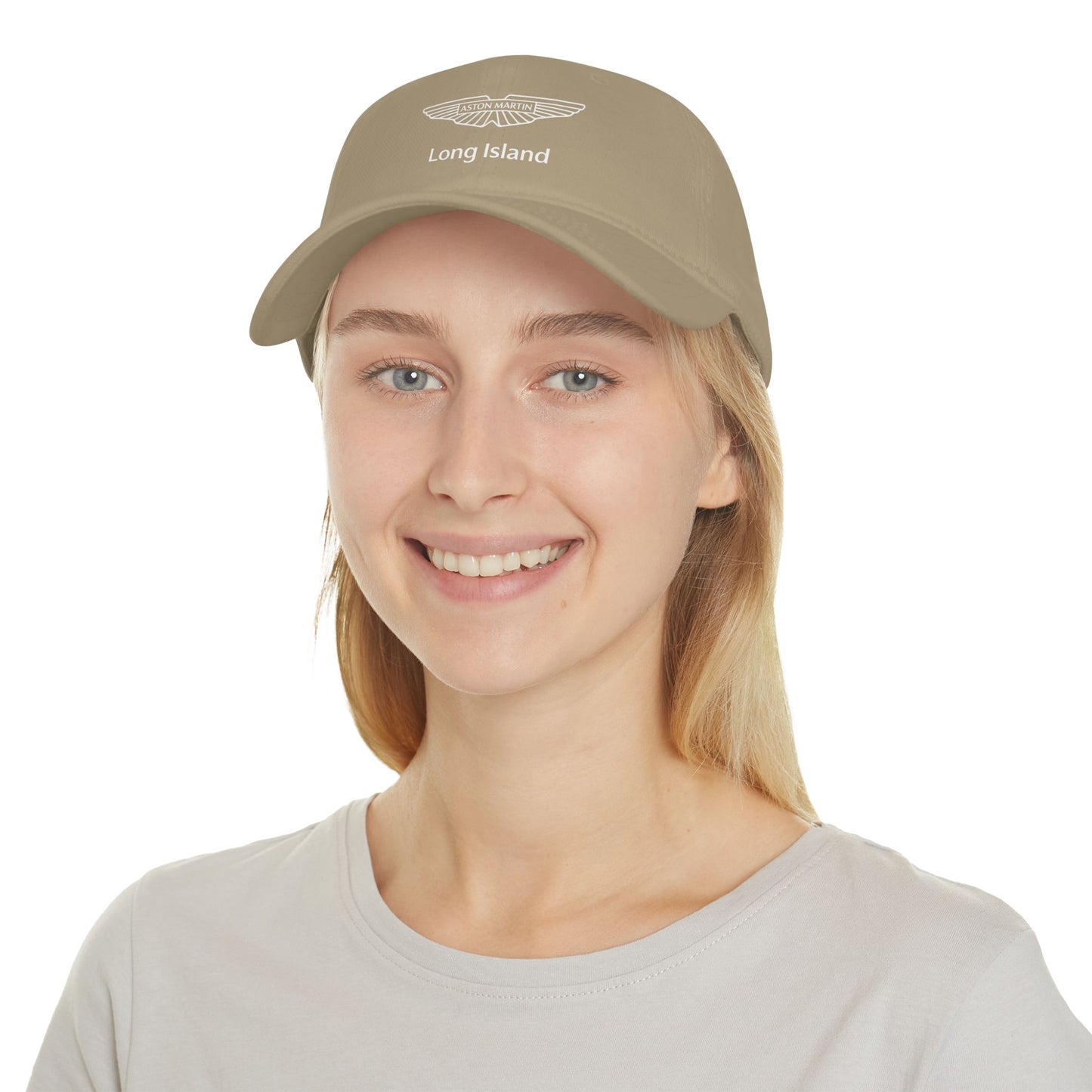 Aston Martin Long Island Stylish Low Profile Baseball Cap / Khaki