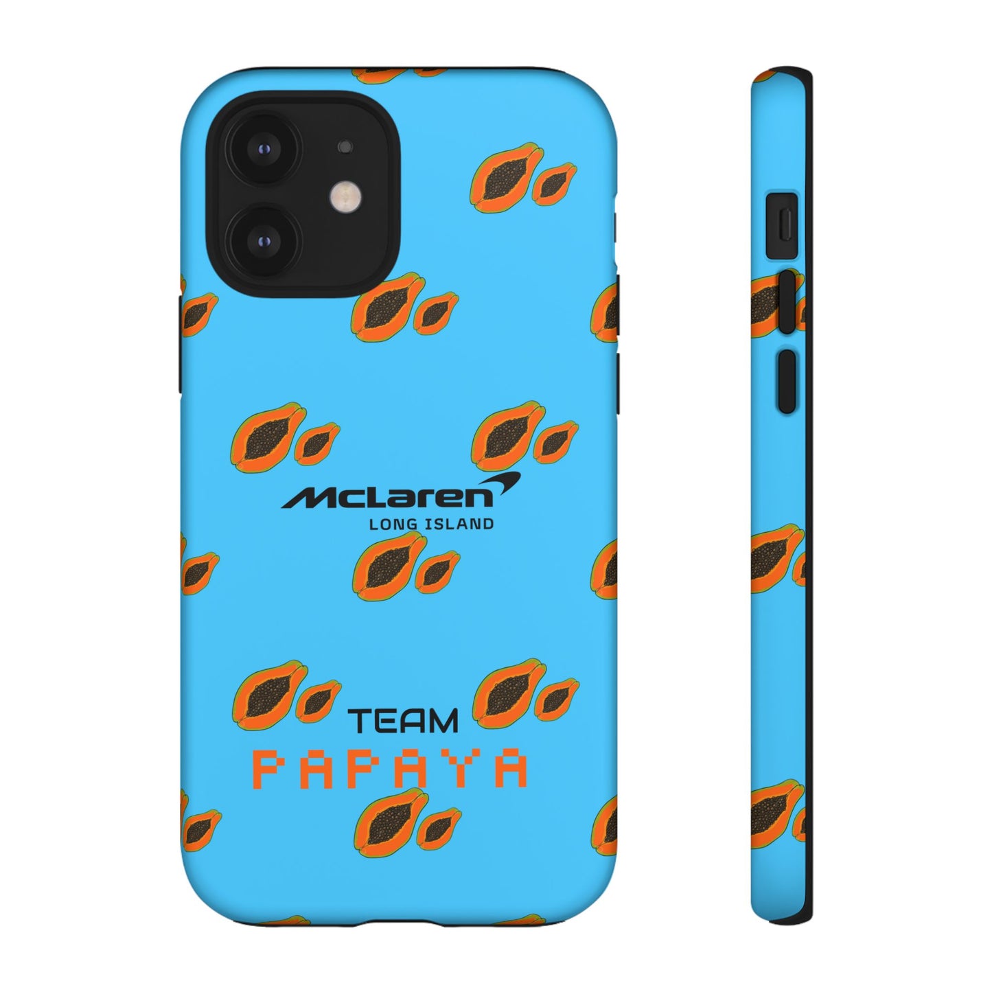 McLaren Long Island Team Papaya Impact-Resistant Phone Case - Sleek & Stylish