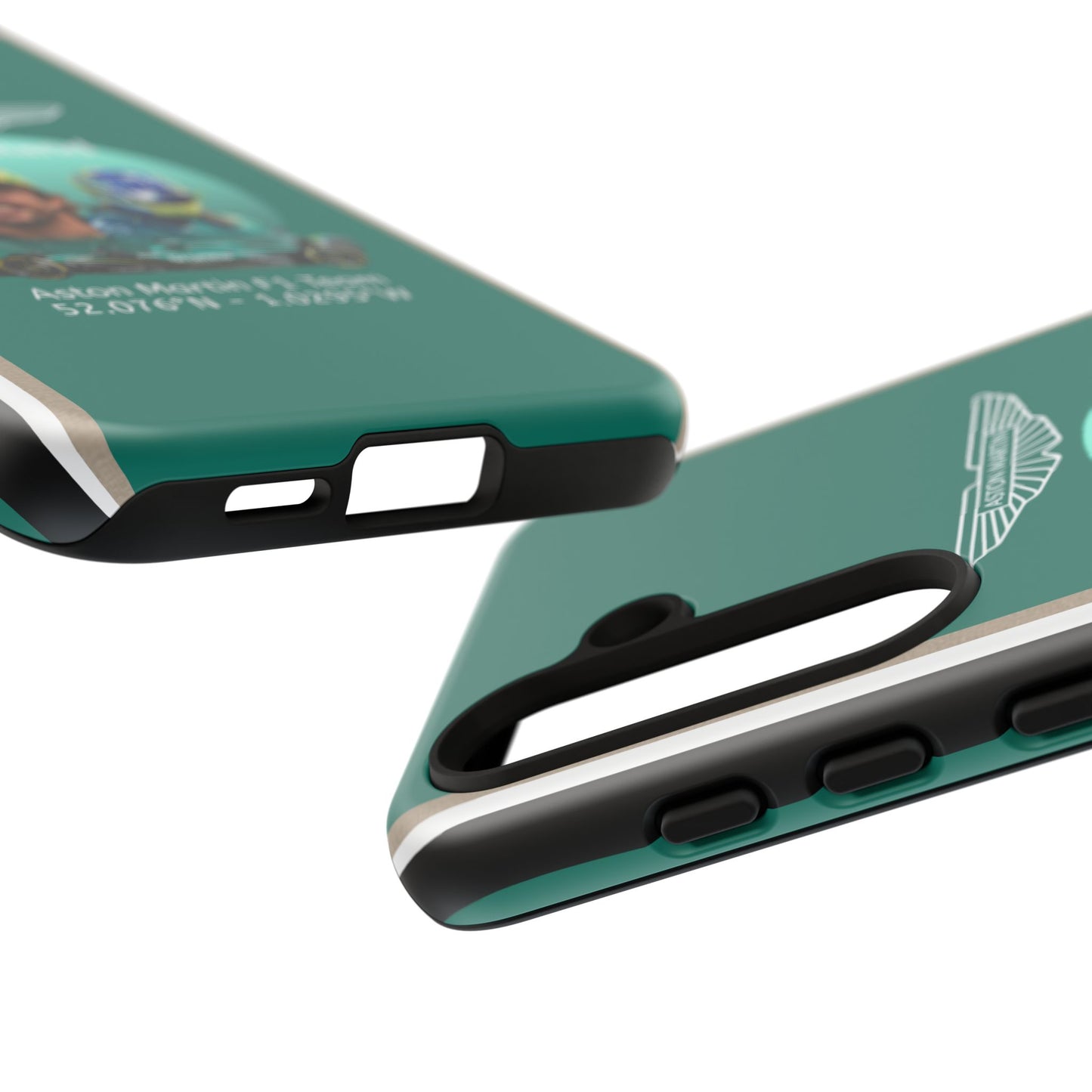 Aston Martin Long Island F1 inspired Fernando Alonso Impact-Resistant Phone Case - Sleek & Stylish
