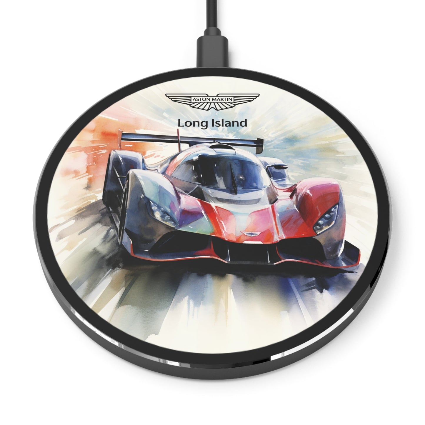 Aston Martin Long island AM VALKYRIE Design Wireless Charger - Fast Charging Pad