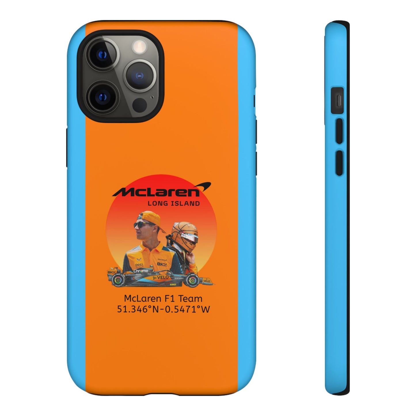 McLaren Long Island McLaren F1 inspired Lando Norris Impact-Resistant Phone Case - Sleek & Stylish