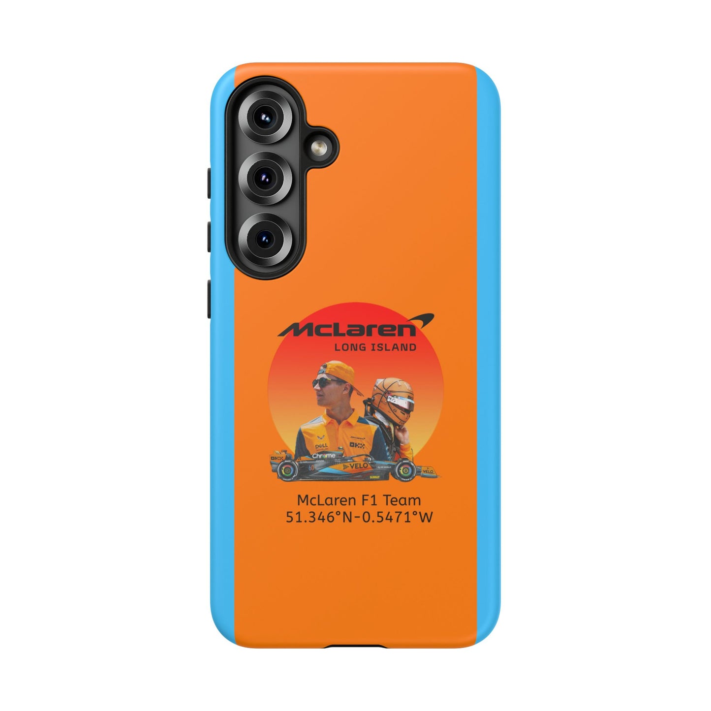 McLaren Long Island McLaren F1 inspired Lando Norris Impact-Resistant Phone Case - Sleek & Stylish