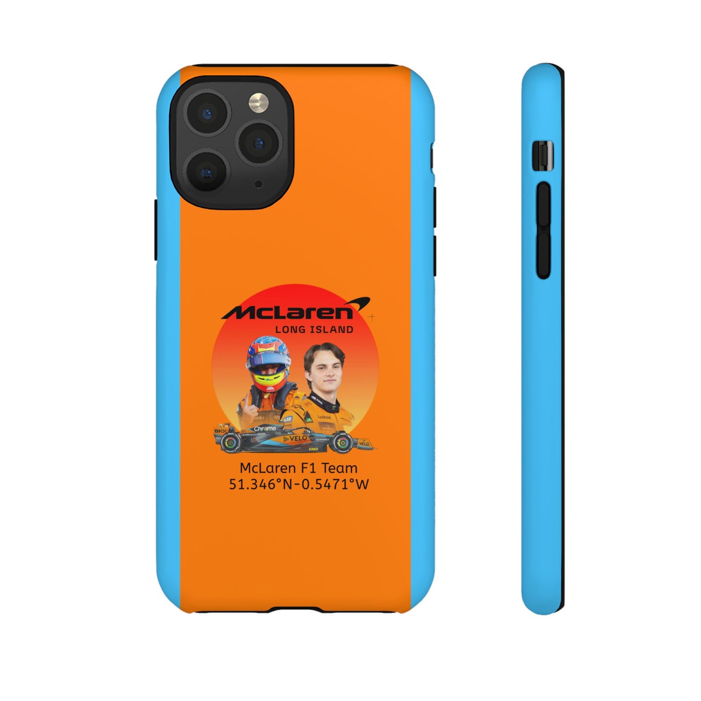 McLaren Long Island McLaren F1 inspired Oscar Piastri Impact-Resistant Phone Case - Sleek & Stylish