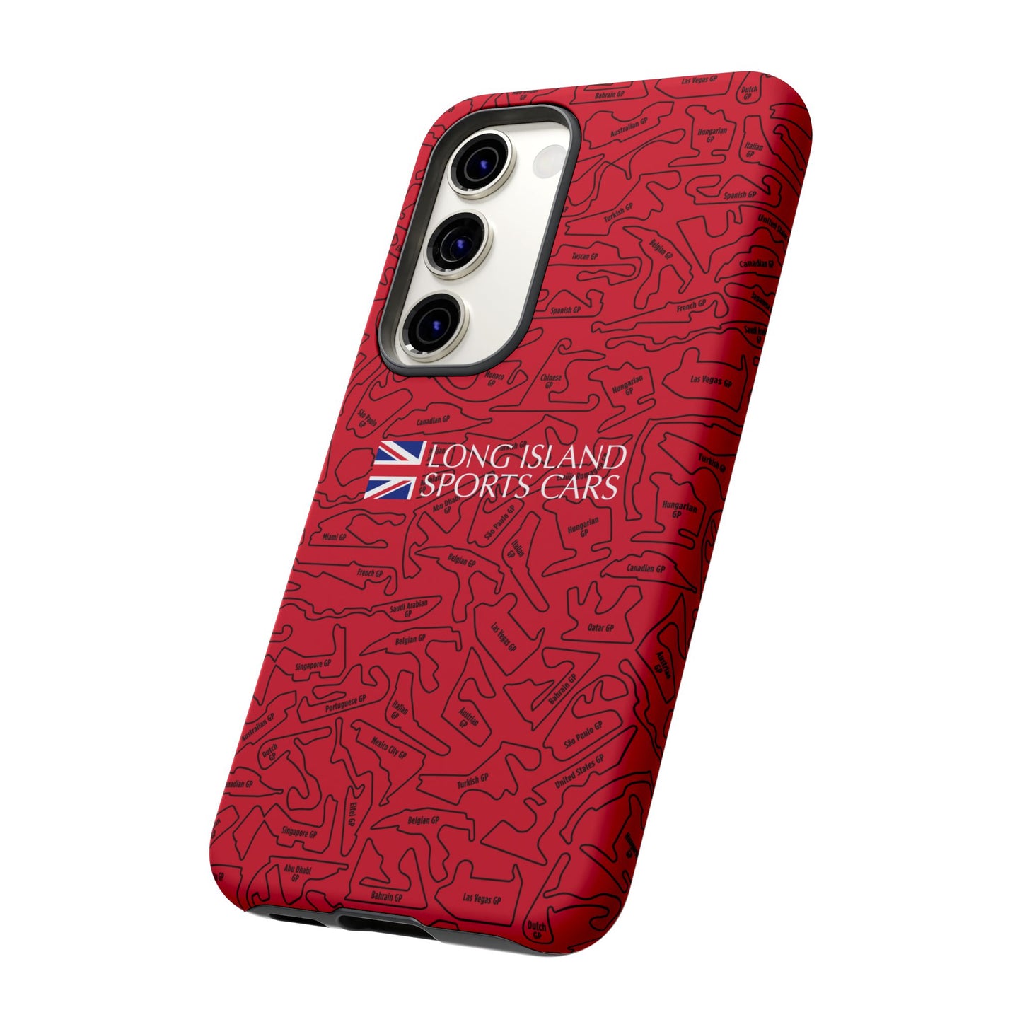 Long Island Sports Cars F1 race Track Inspired Impact-Resistant Phone Case