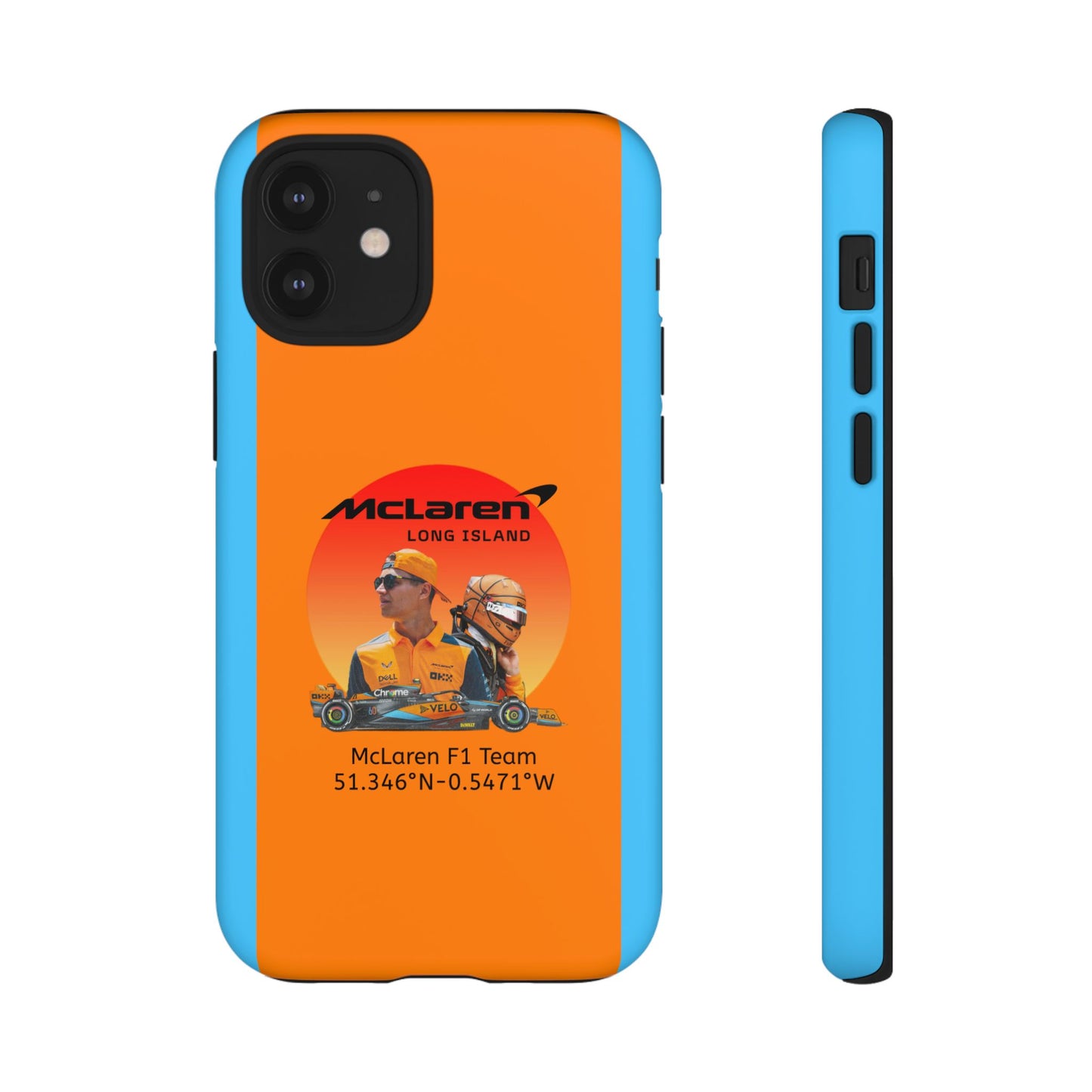 McLaren Long Island McLaren F1 inspired Lando Norris Impact-Resistant Phone Case - Sleek & Stylish
