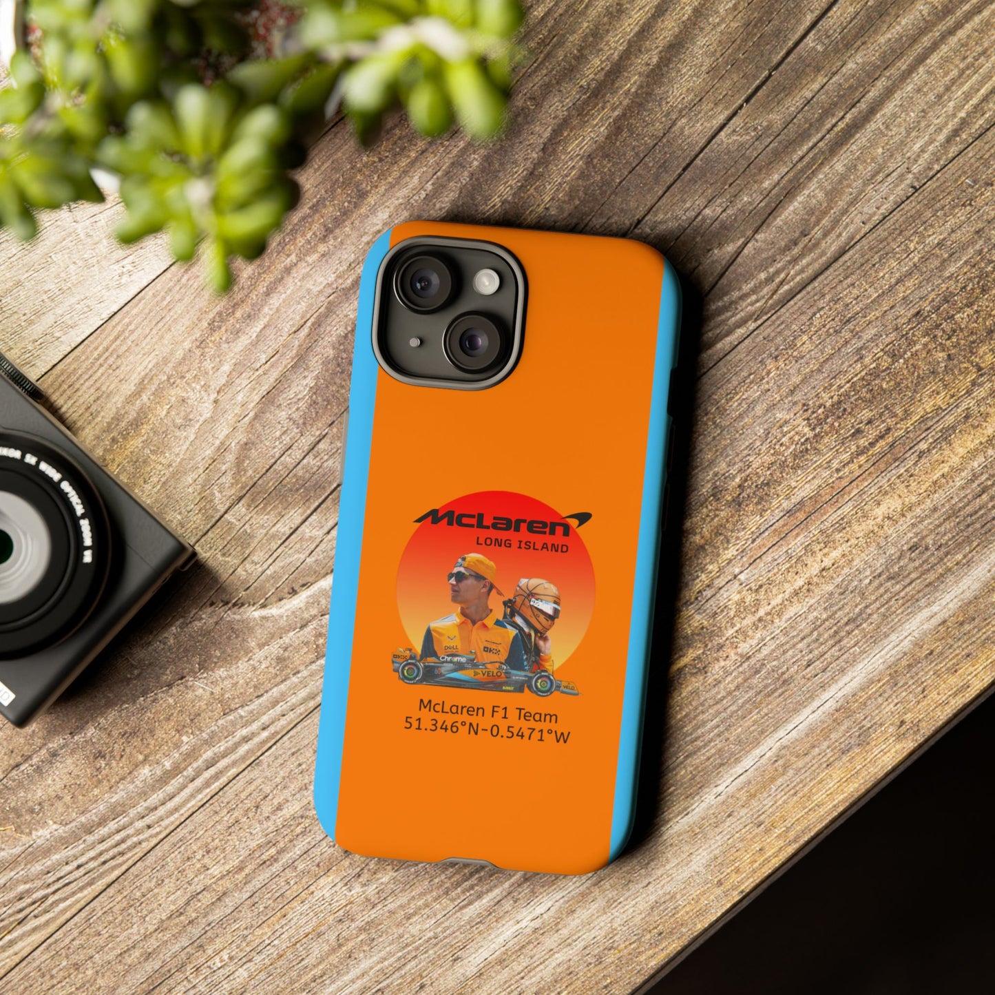 McLaren Long Island McLaren F1 inspired Lando Norris Impact-Resistant Phone Case - Sleek & Stylish